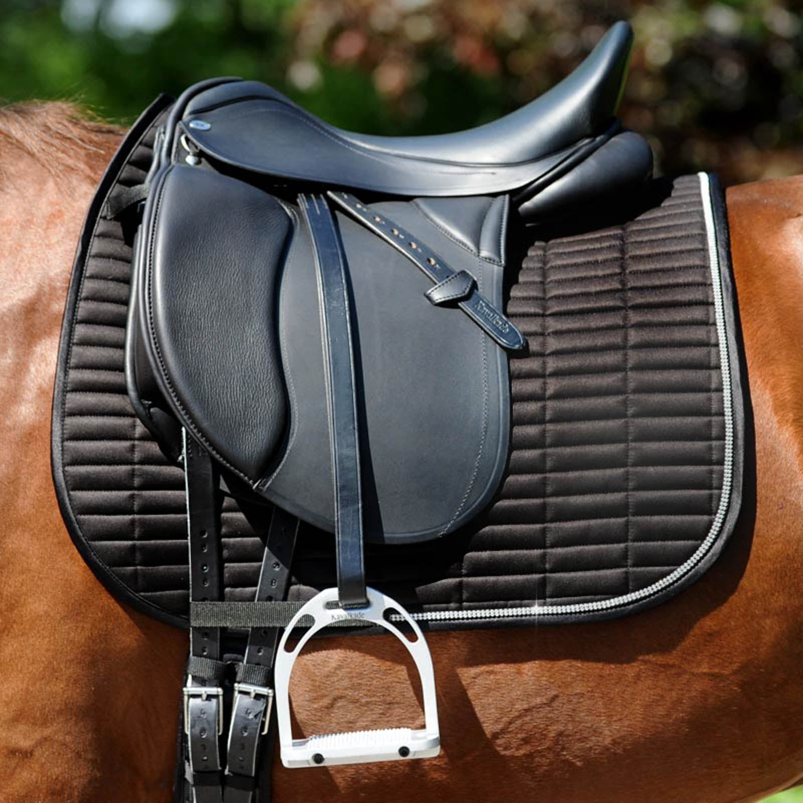 Tapis de selle cheval de dressage dos souple matelassé Dover Saddlery Tapis de selle cheval de dressage dos souple matelassé Dover Saddlery