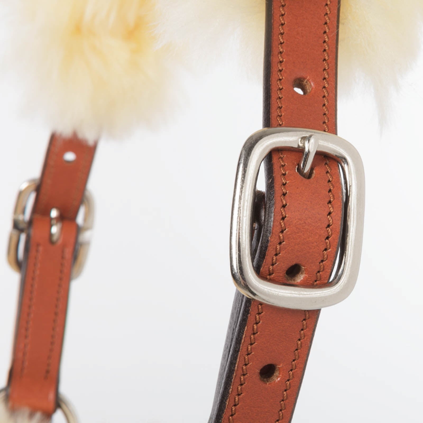 Kavalkade Marvellous Leather Halter with Sheepskin Halters & Leads