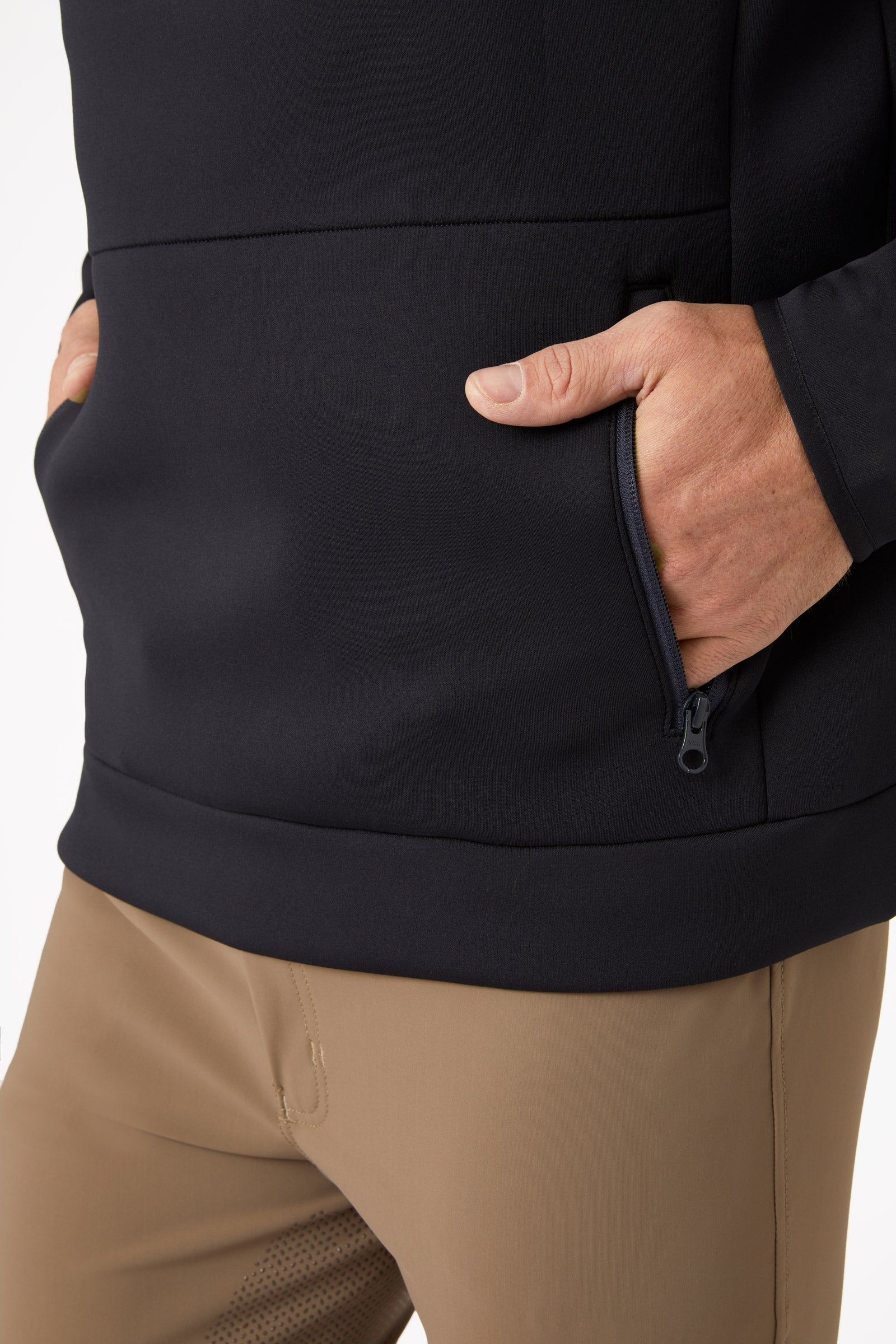 B Vertigo Nicolas Men's Functional Sweatshirt with Zipper Pockets Mens Riding Clothing