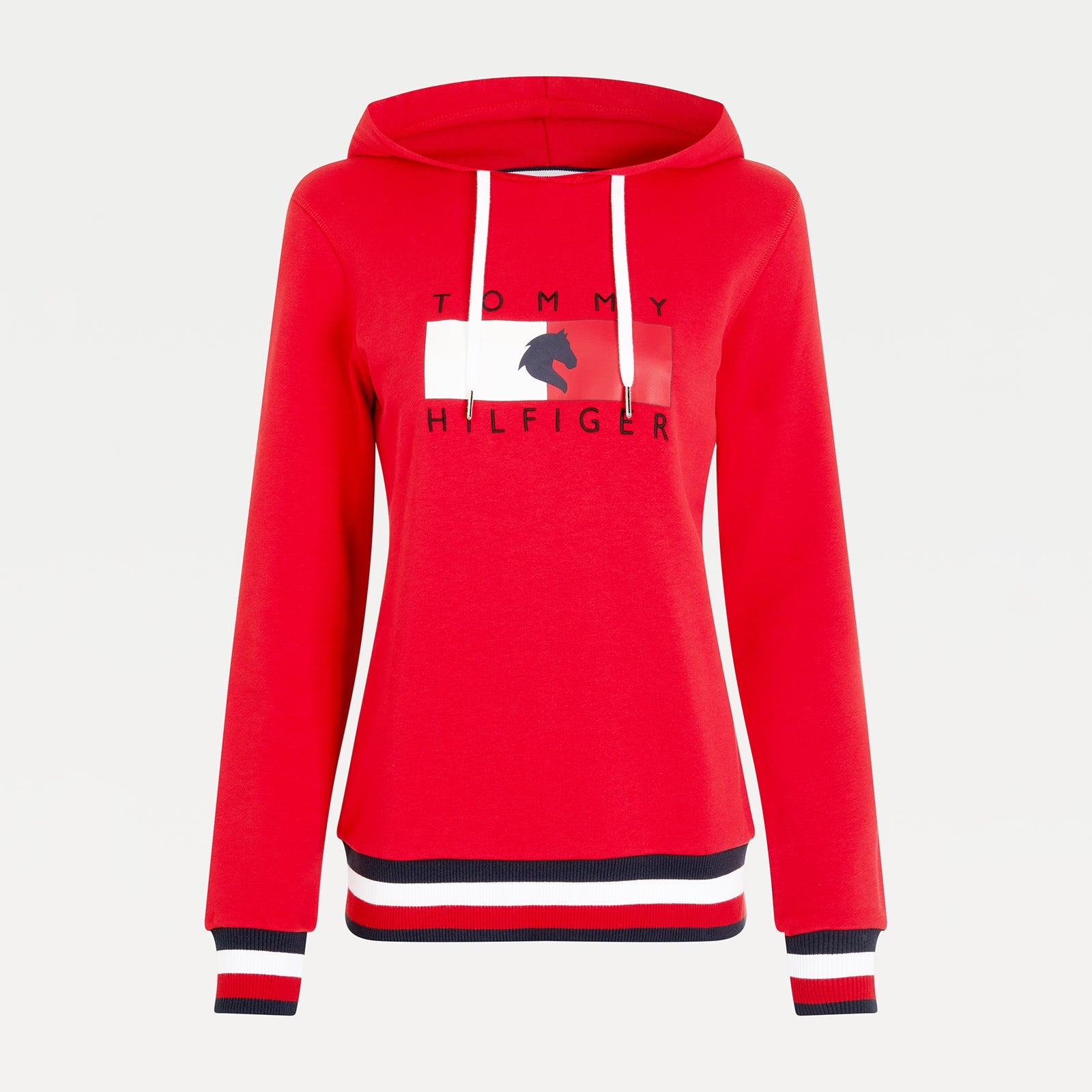 Tommy Hilfiger Equestrian Hoodie Equestrian Statement pour Femmes Vêtements d'équitation femme