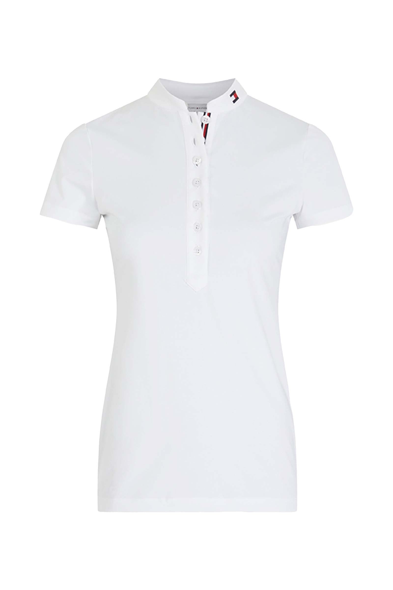 Tommy Hilfiger Equestrian T-Shirt de concours à manches courtes pour femmes Vêtements d'équitation femme