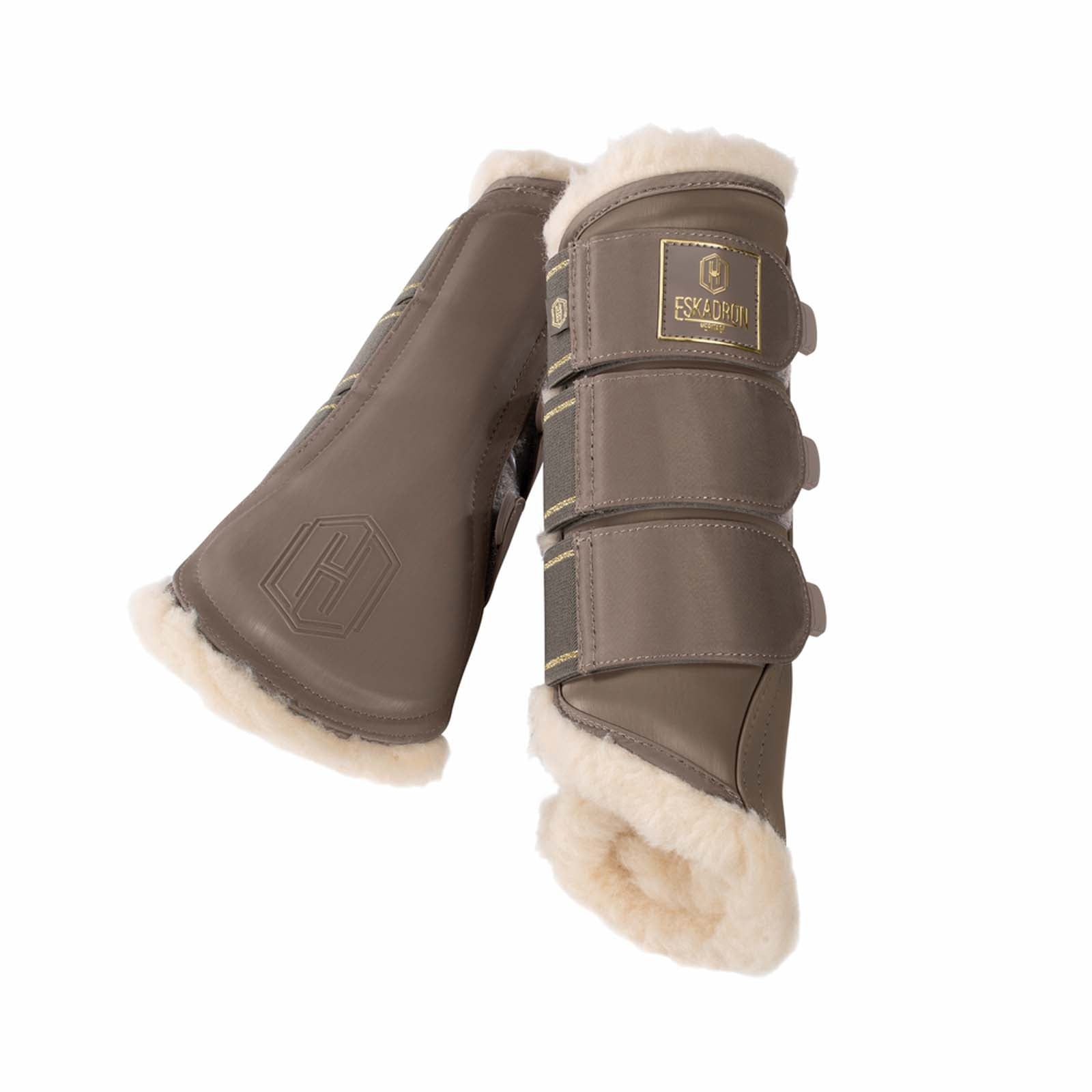 Eskadron Guêtres de protection fermées Protège-tendons Heritage AW21 Softslate Evo-Wool Leg Protection & Hoof Protection for Horses