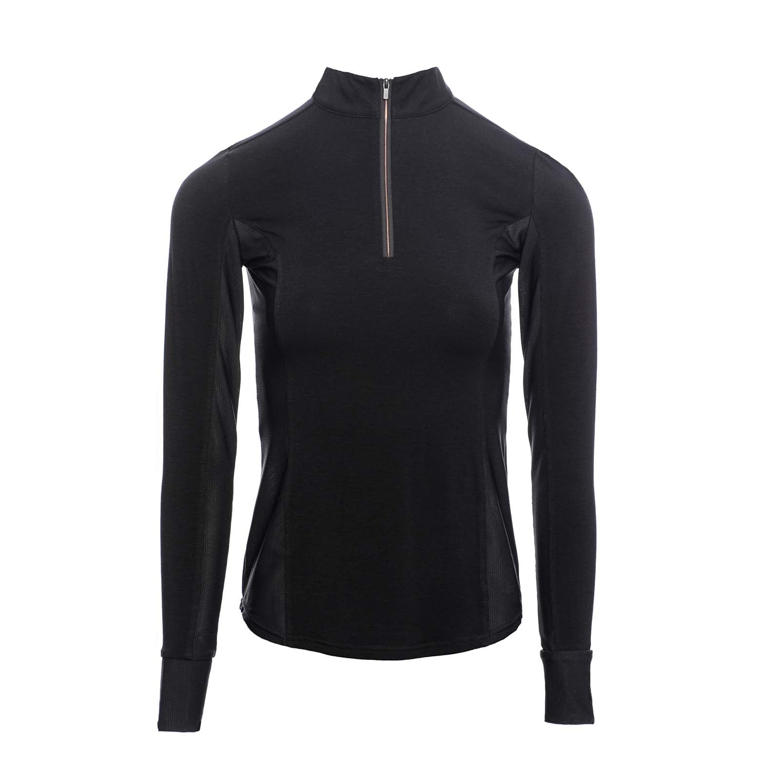 Horseware Top manches longues à demi-zip AA CleanCool Vêtements d'équitation femme