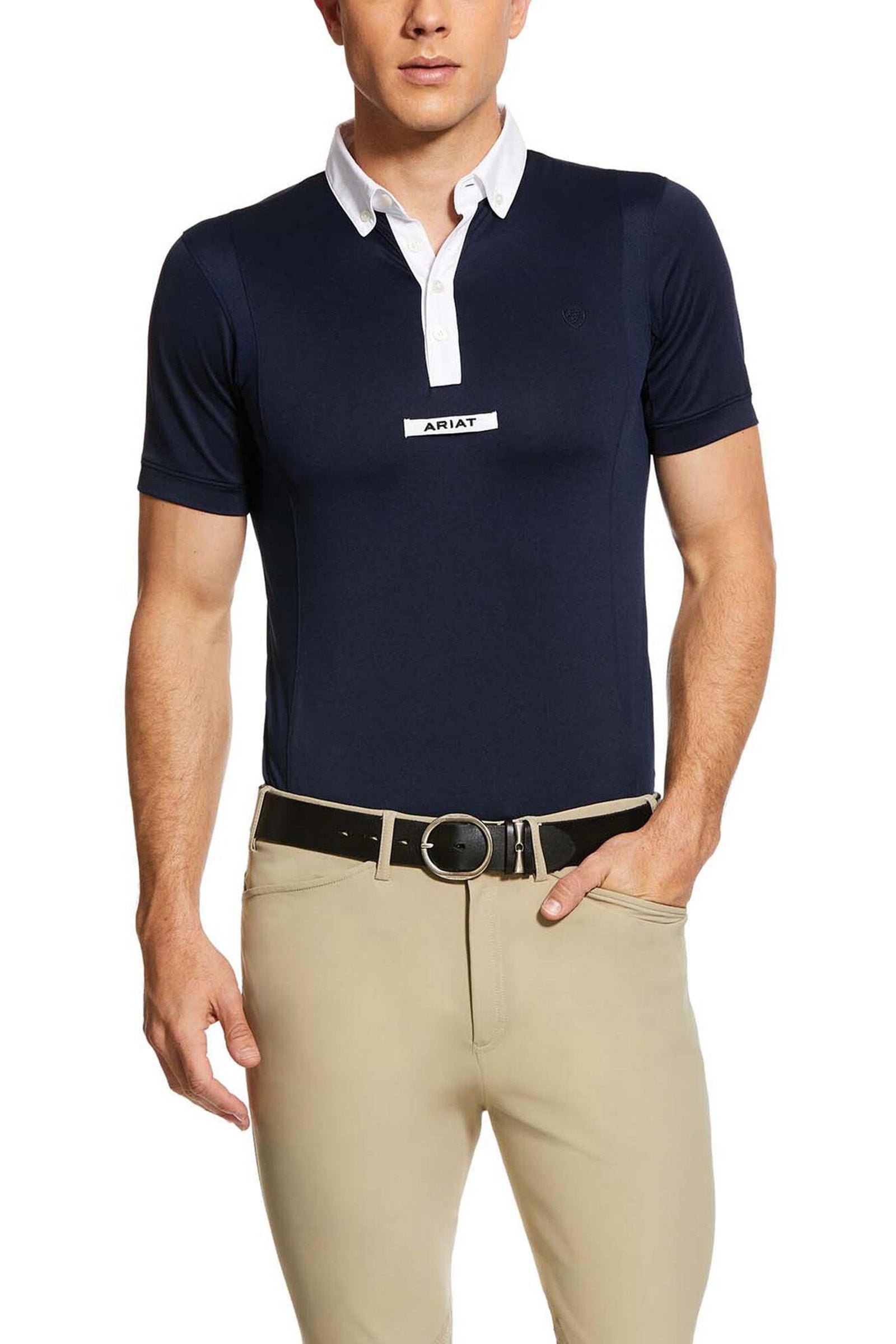 Ariat Tek Men's shortsleeve Show Shirt Mens Riding Clothing