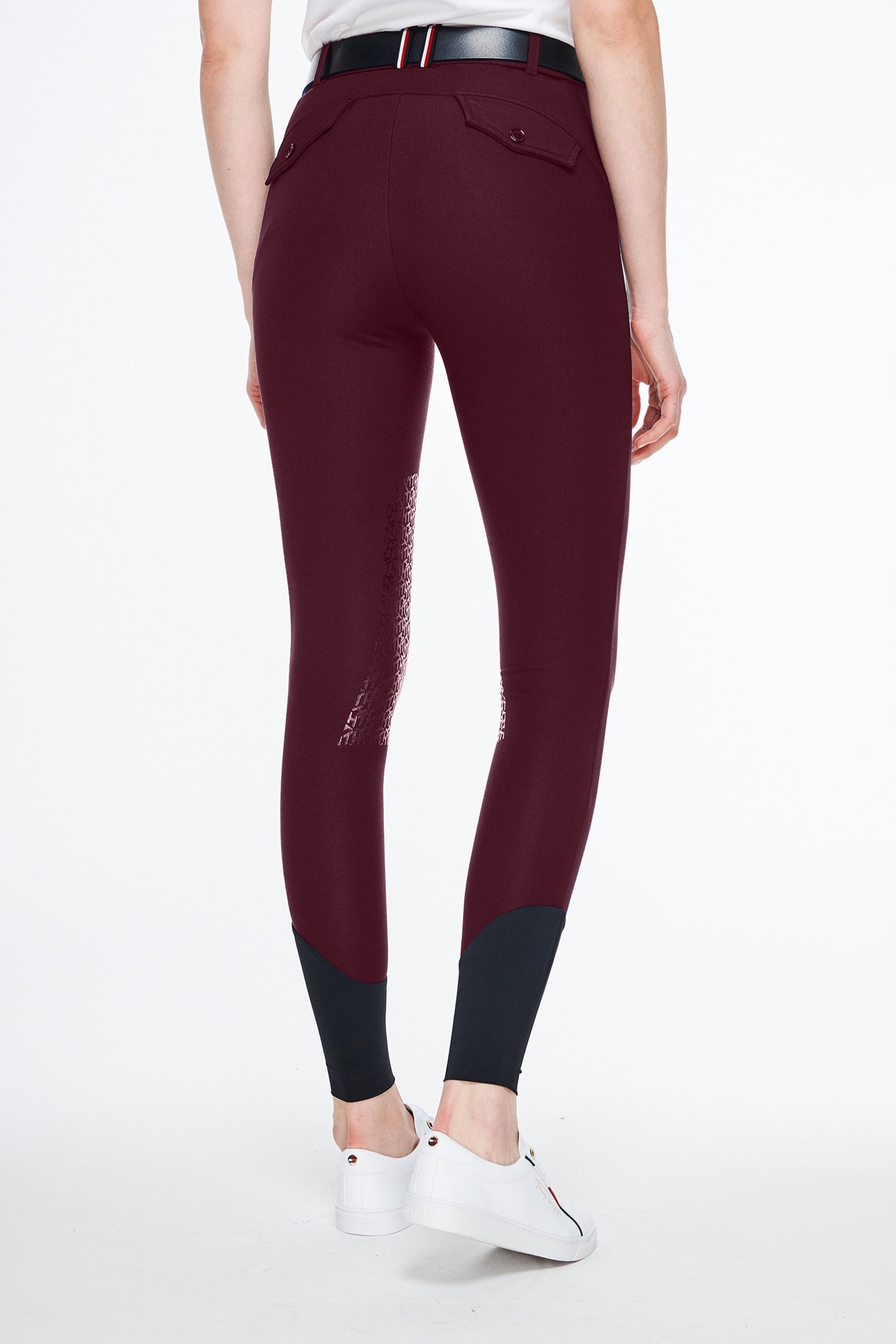 Tommy Hilfiger Equestrian pantalon d’équitation femme Classic Style avec grip aux genoux Womens Breeches