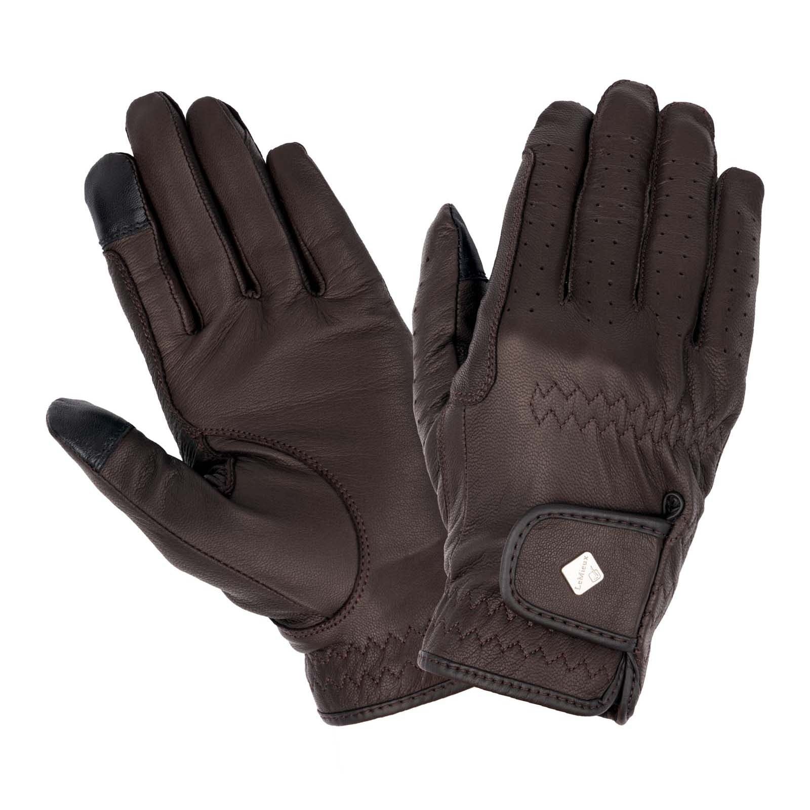 LeMieux Gants en cuir classiques Pro Touch Gants d'équitation