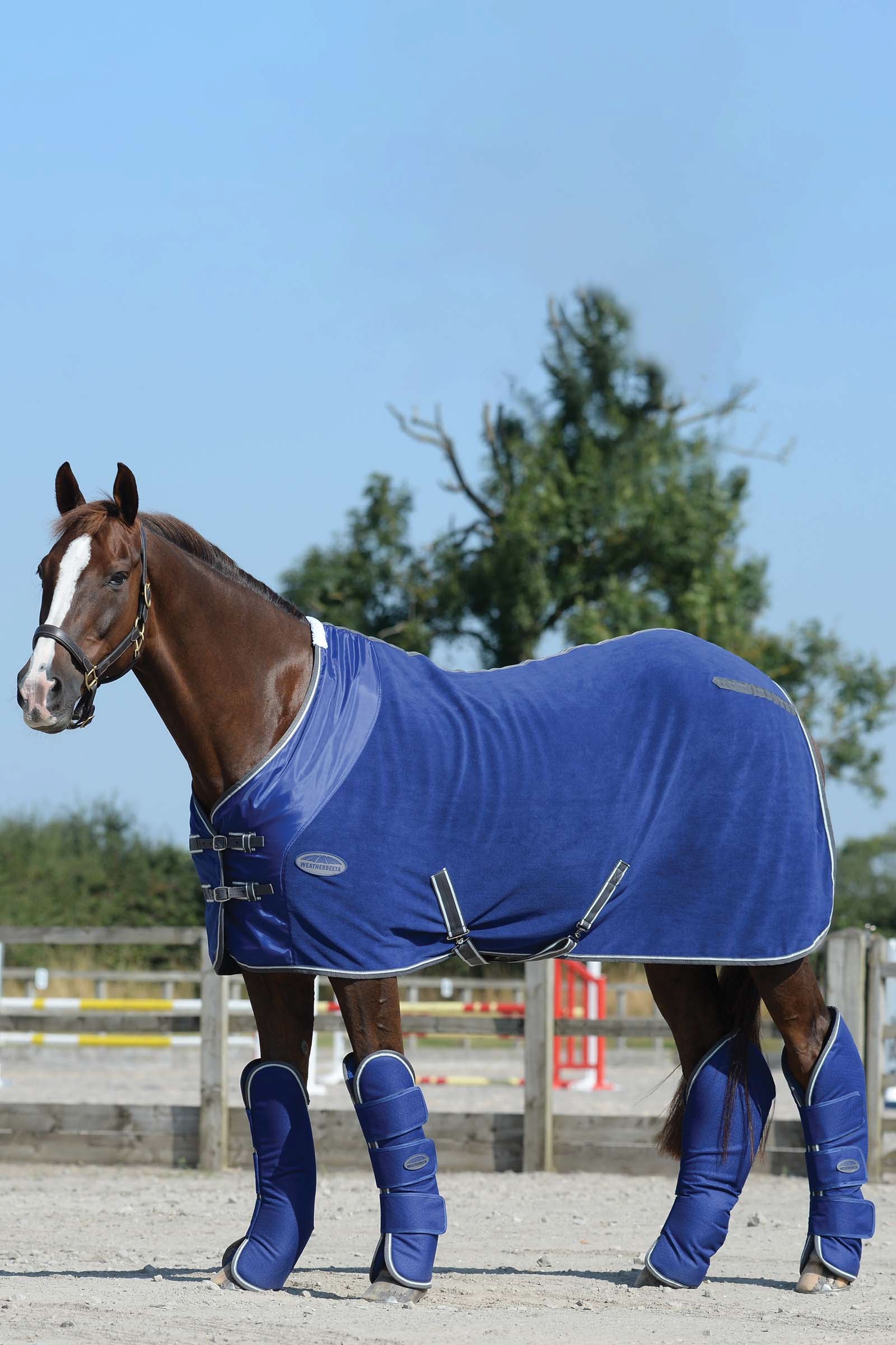 Weatherbeeta Guêtres protection de transport hautes 1200D Wide Tab Leg Protection & Hoof Protection for Horses
