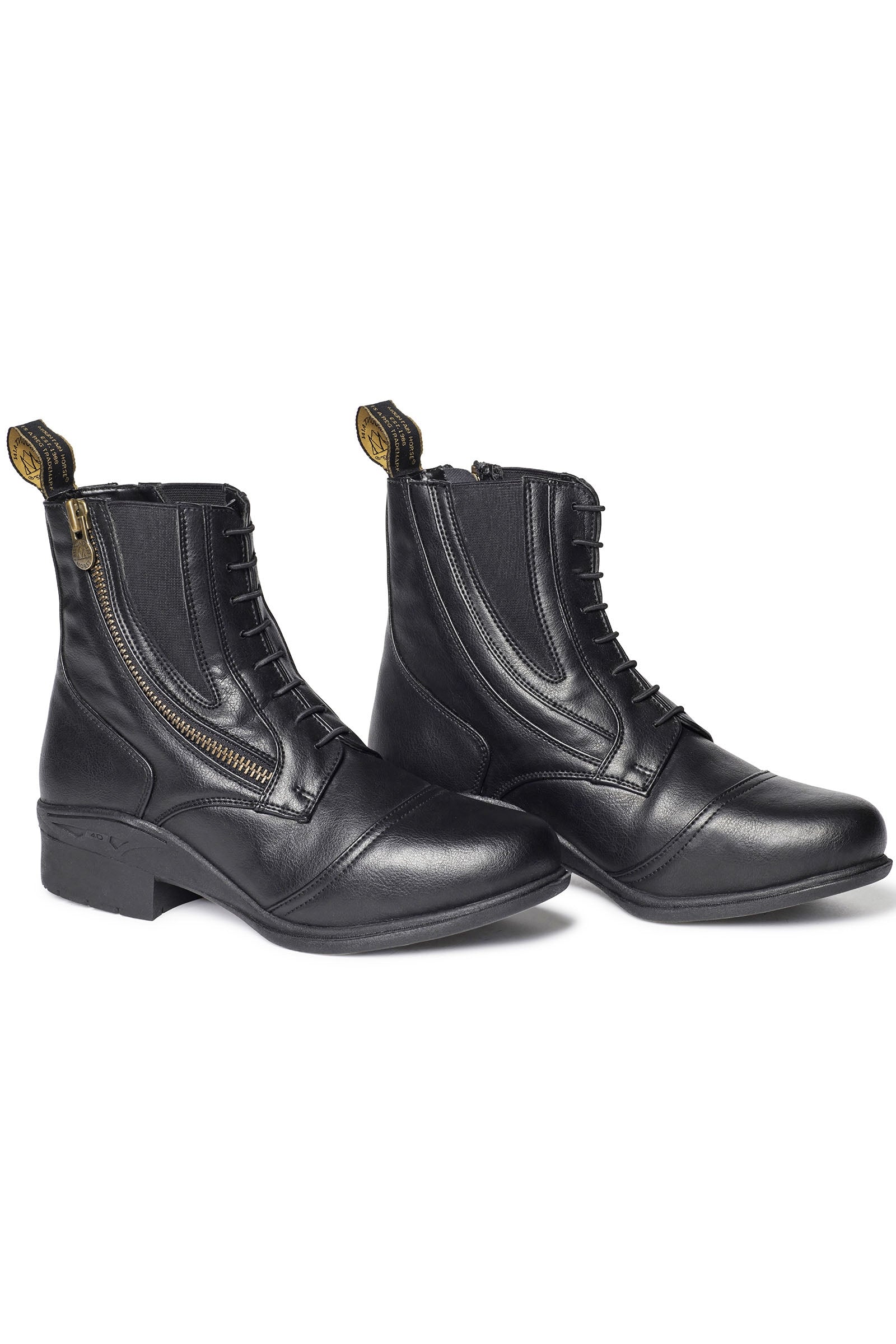 Mountain Horse Veganza Bottes Paddock avec fermeture éclair sur le côté Bottes d'équitation & chaps