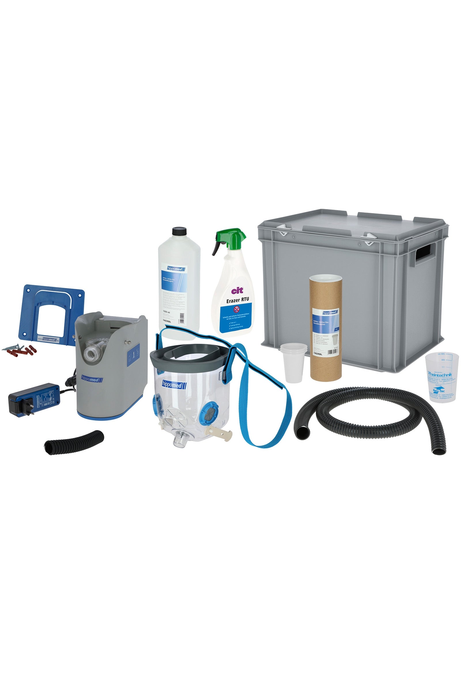 Hippomed Inhalateur ultrasons à batterie AirOne Flex avec masque, cheval de sport Horse Feed & Nutrition