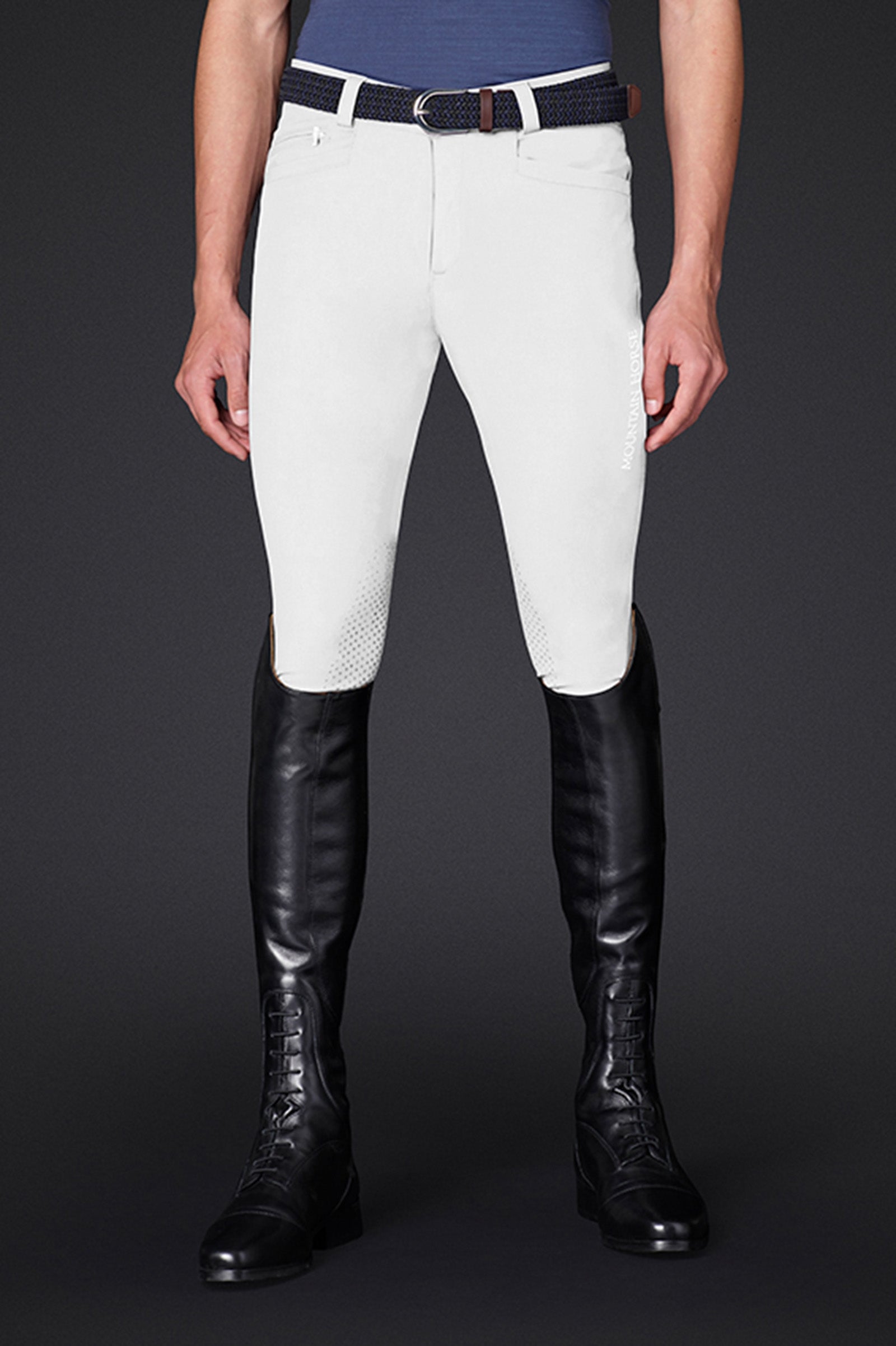 Mountain Horse Robin Men's Knee Grip Breeches Vêtements d'équitation homme