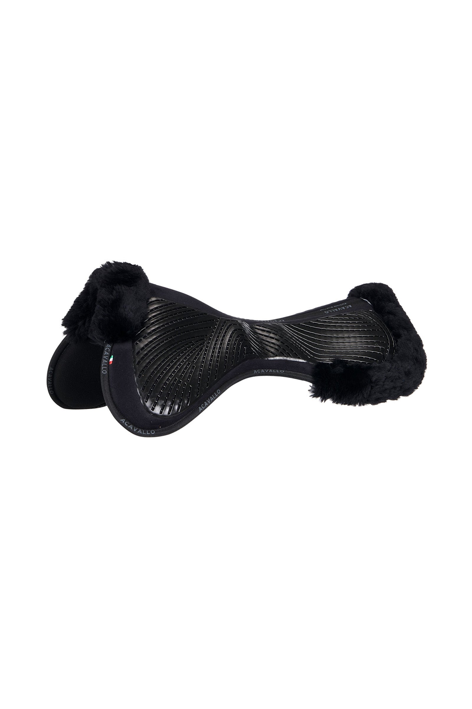 Acavallo Amortisseur en gel et mousse à mémoire de forme Close Contact avec peau de mouton Tapis de selle