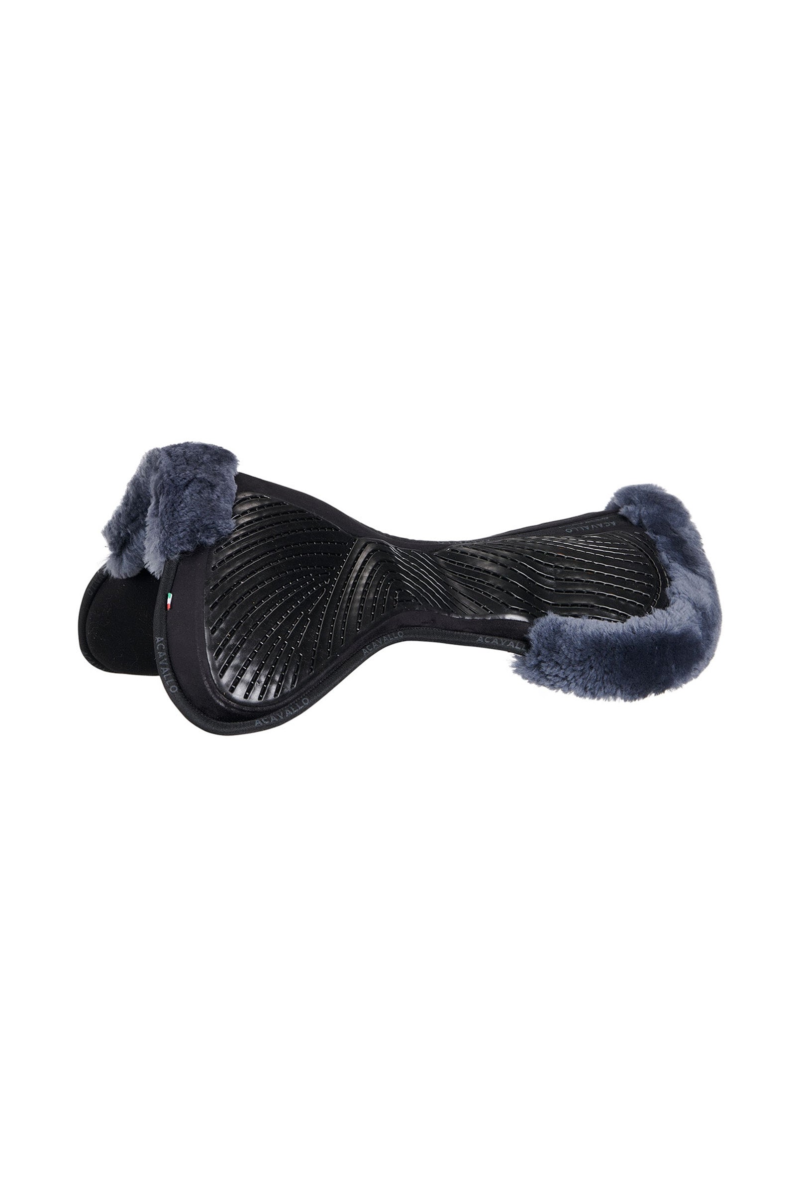 Acavallo Amortisseur en gel et mousse à mémoire de forme Close Contact avec peau de mouton Tapis de selle