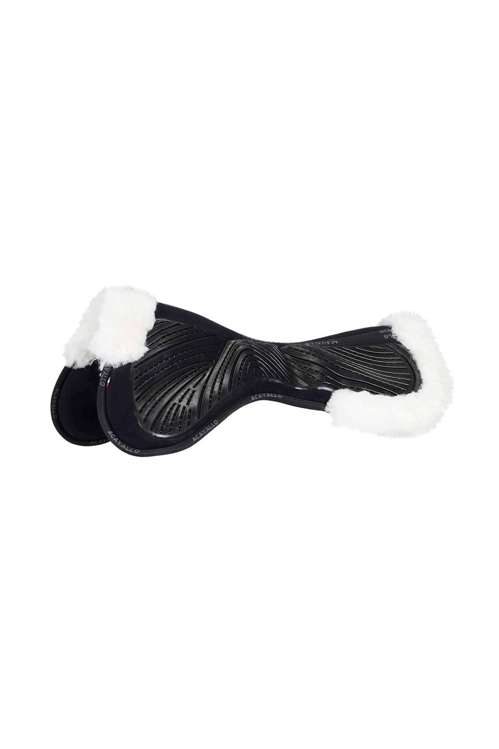 Acavallo Amortisseur en gel et mousse à mémoire de forme Close Contact avec peau de mouton Tapis de selle