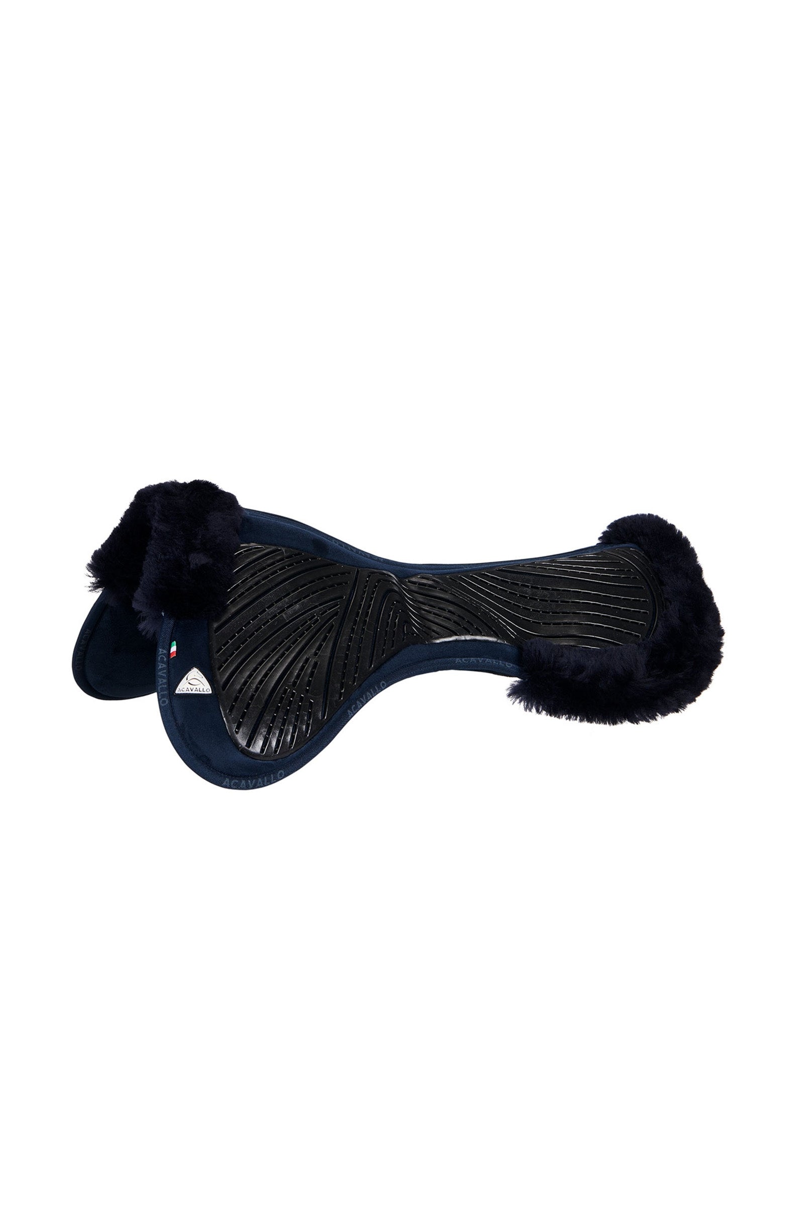 Acavallo Amortisseur en gel et mousse à mémoire de forme Close Contact avec peau de mouton Tapis de selle