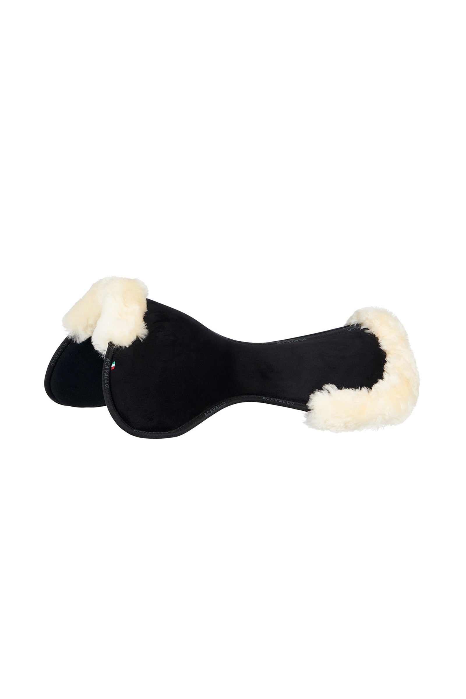 Acavallo Amortisseur en mousse à mémoire de forme Close Contact avec peau de mouton Tapis de selle