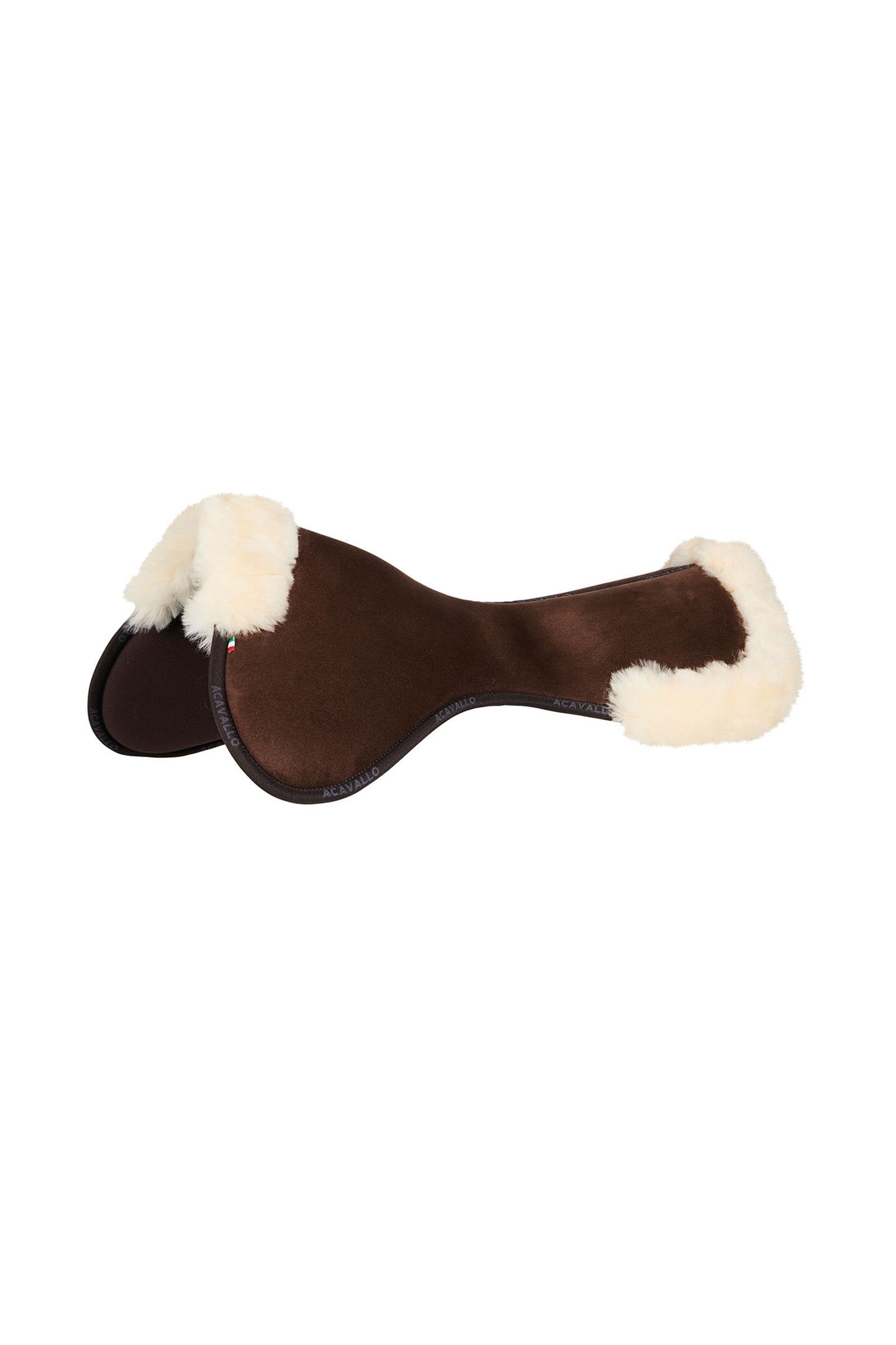 Acavallo Amortisseur en mousse à mémoire de forme Close Contact avec peau de mouton Tapis de selle