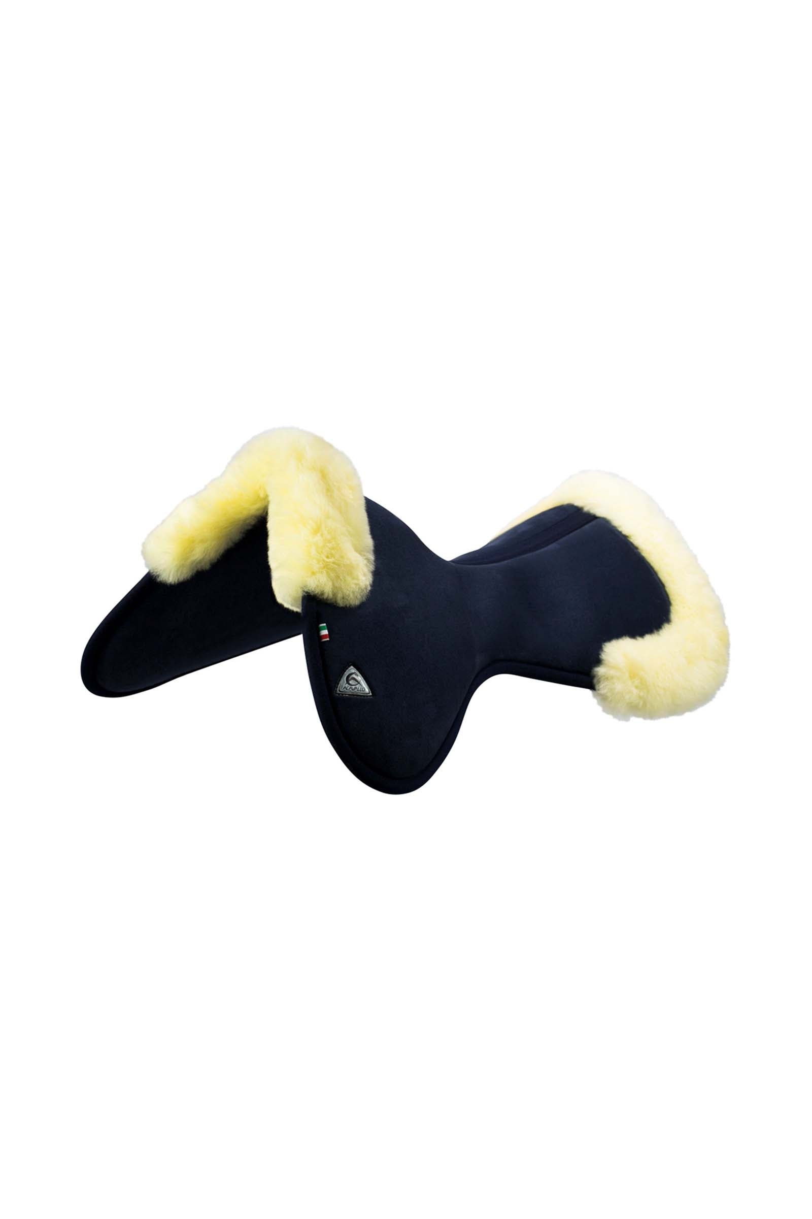 Acavallo Amortisseur en mousse à mémoire de forme Close Contact avec peau de mouton Tapis de selle