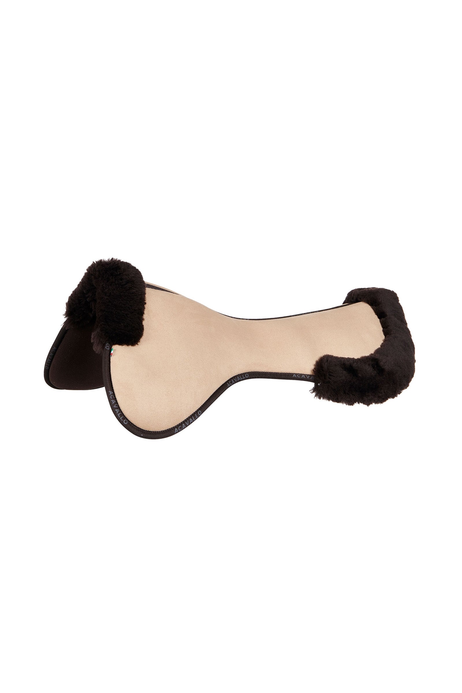 Acavallo Amortisseur en mousse à mémoire de forme Close Contact avec peau de mouton Tapis de selle