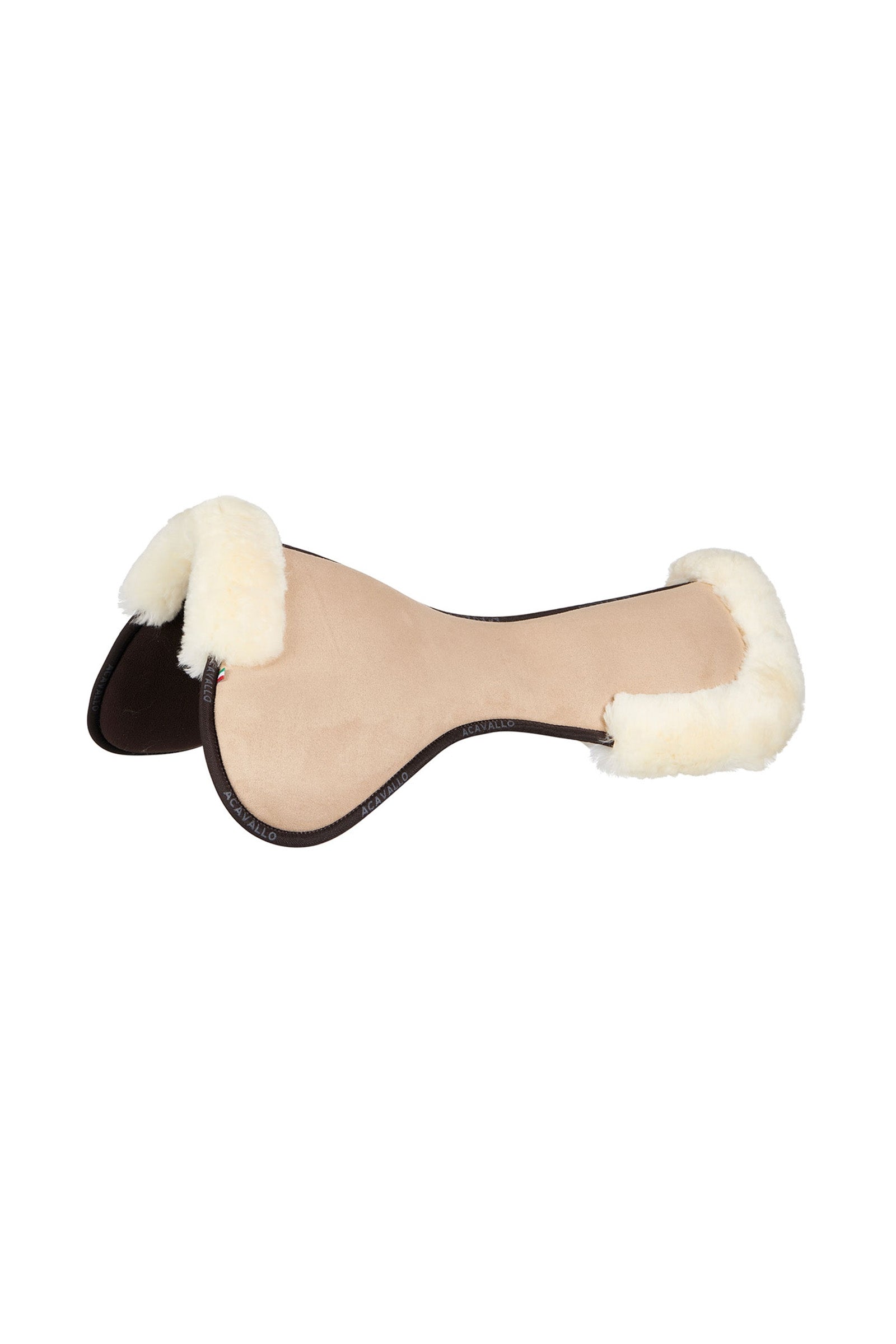 Acavallo Amortisseur en mousse à mémoire de forme Close Contact avec peau de mouton Tapis de selle