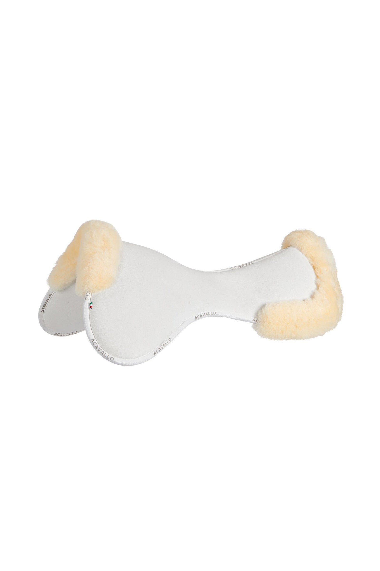 Acavallo Amortisseur en mousse à mémoire de forme Close Contact avec peau de mouton Tapis de selle