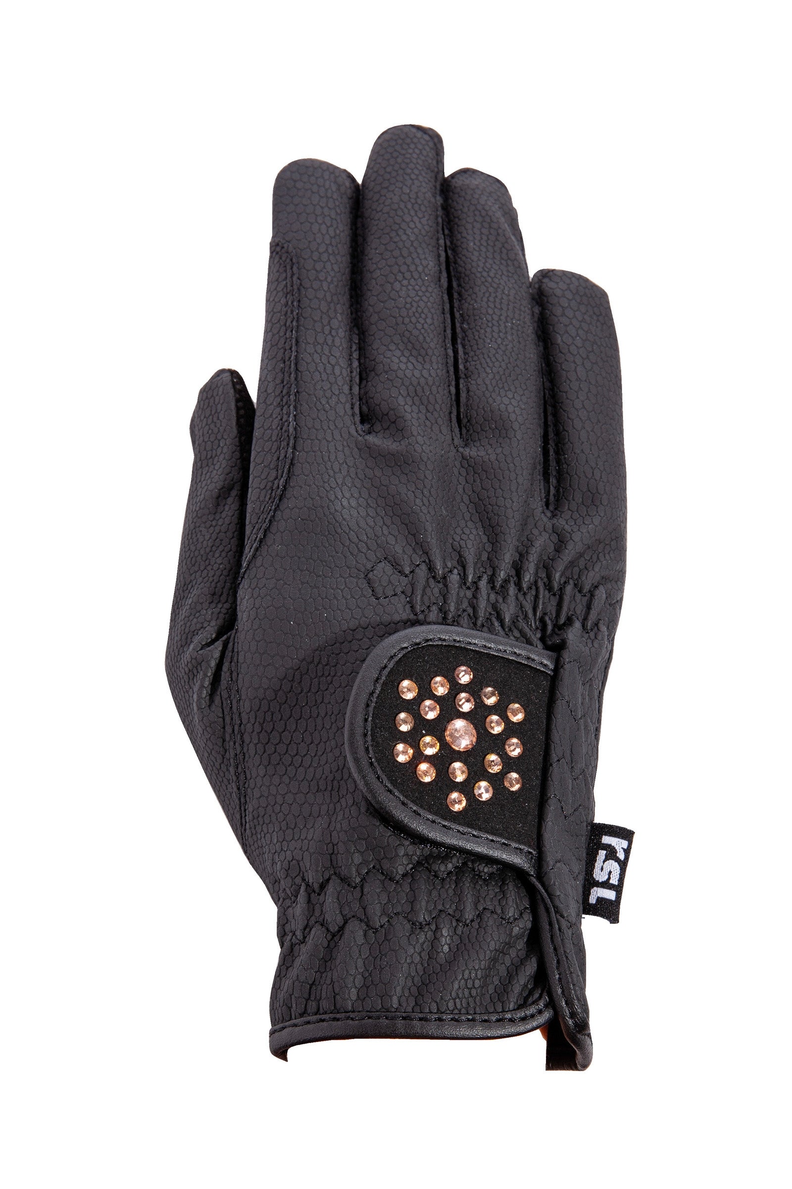 RSL Ascona Riding Gloves with Glitter Stones Gants d'équitation