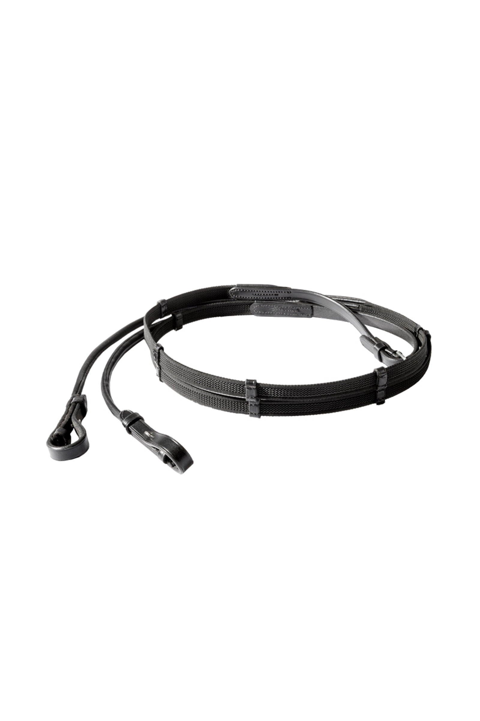 Kavalkade Round Stitched Rubberised Reins Briderie et enrênements