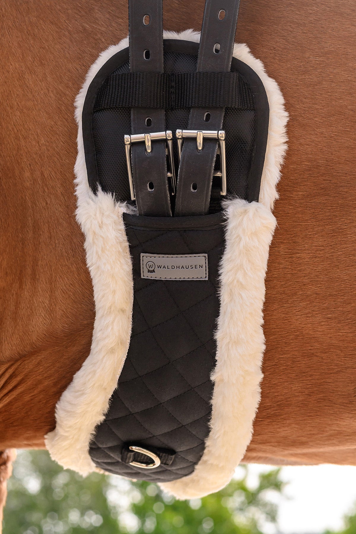 Waldhausen Half Moon Short Girth With Teddy Fur Saddles, Girths & Stirrups