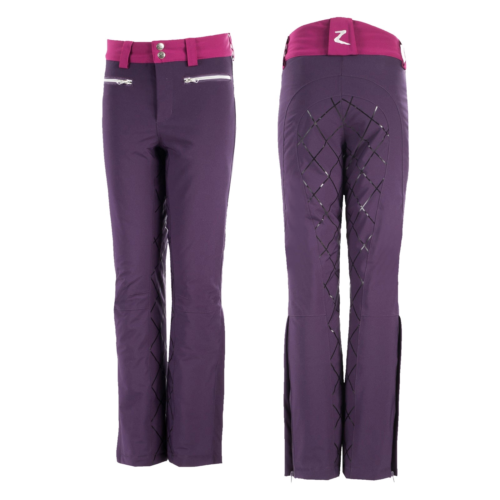 Horze Pantalon d'équitation matelassée impression silicone Adeline, enfant Vêtements d'équitation enfant