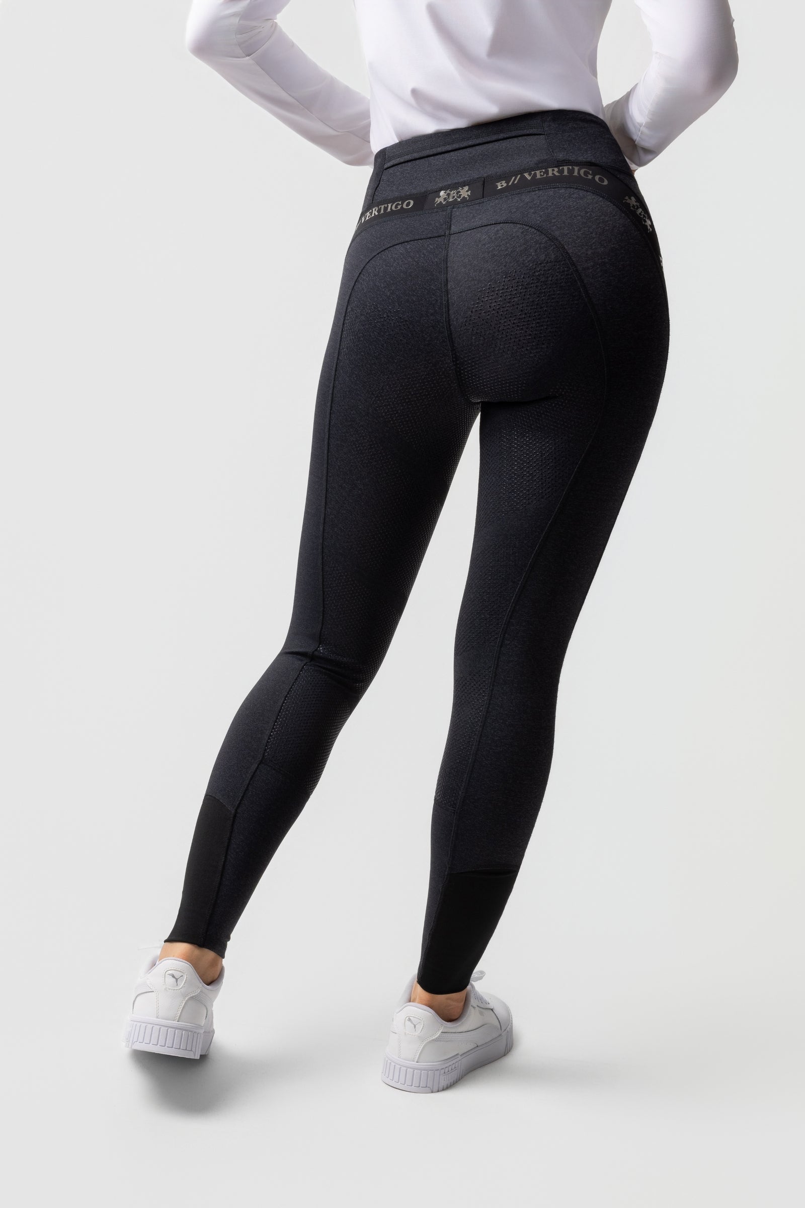B Vertigo Jenny legging d’équitation femme avec fond intégral en silicone Womens Breeches