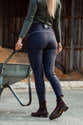 Pantalon D'Équitation Femme Start Bedford - Avec Garniture Silicone, Bleu Foncé - 5