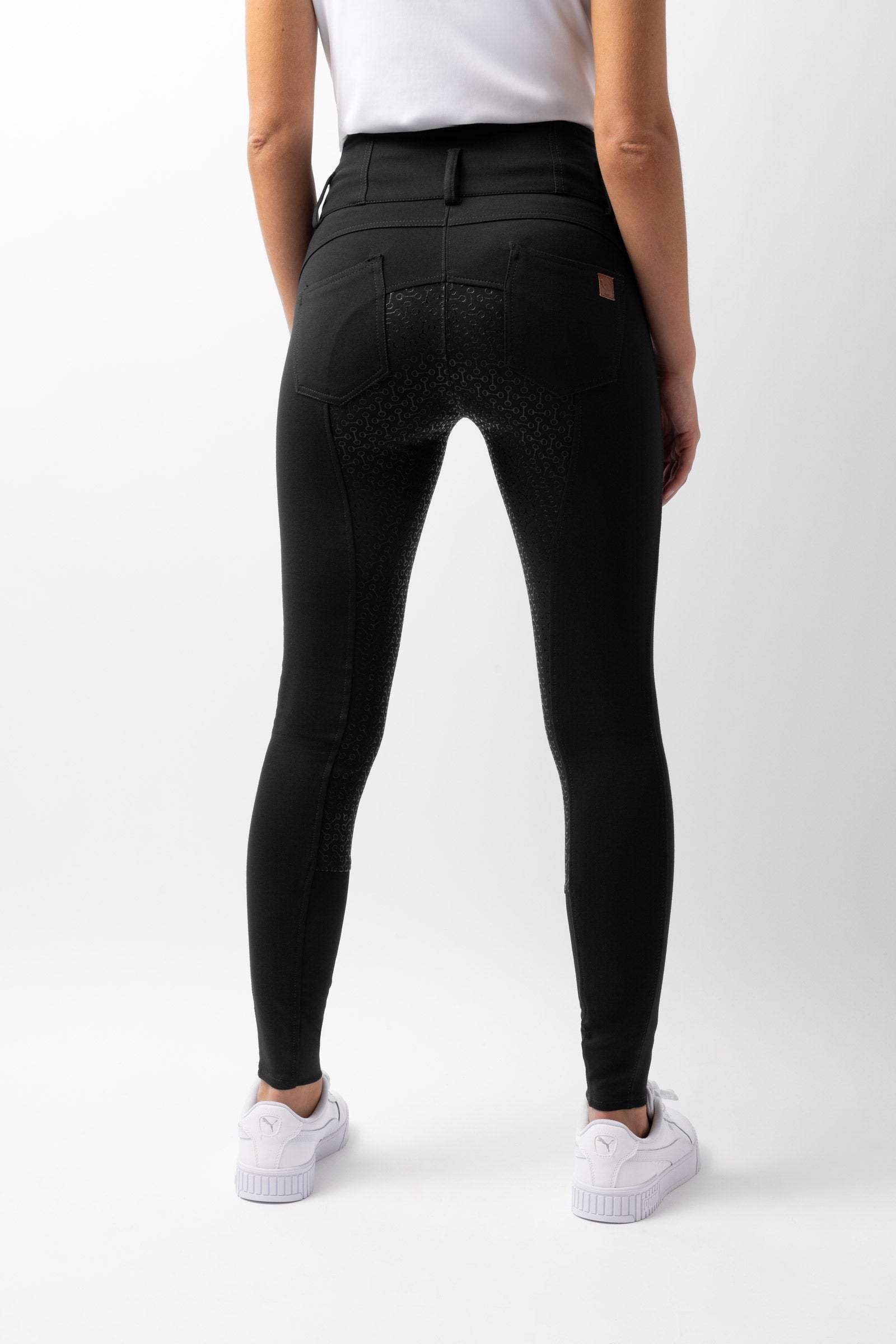 Horze Tara Women's High Waist Full Seat Breeches Womens Breeches