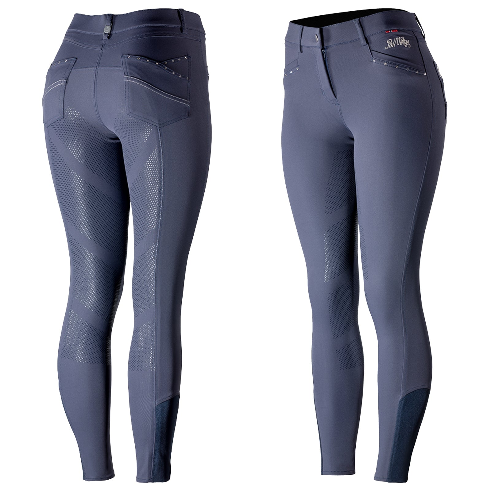 B Vertigo Olivia pantalon d’équitation femme à fond intégral en silicone, UPF 50+ Womens Breeches