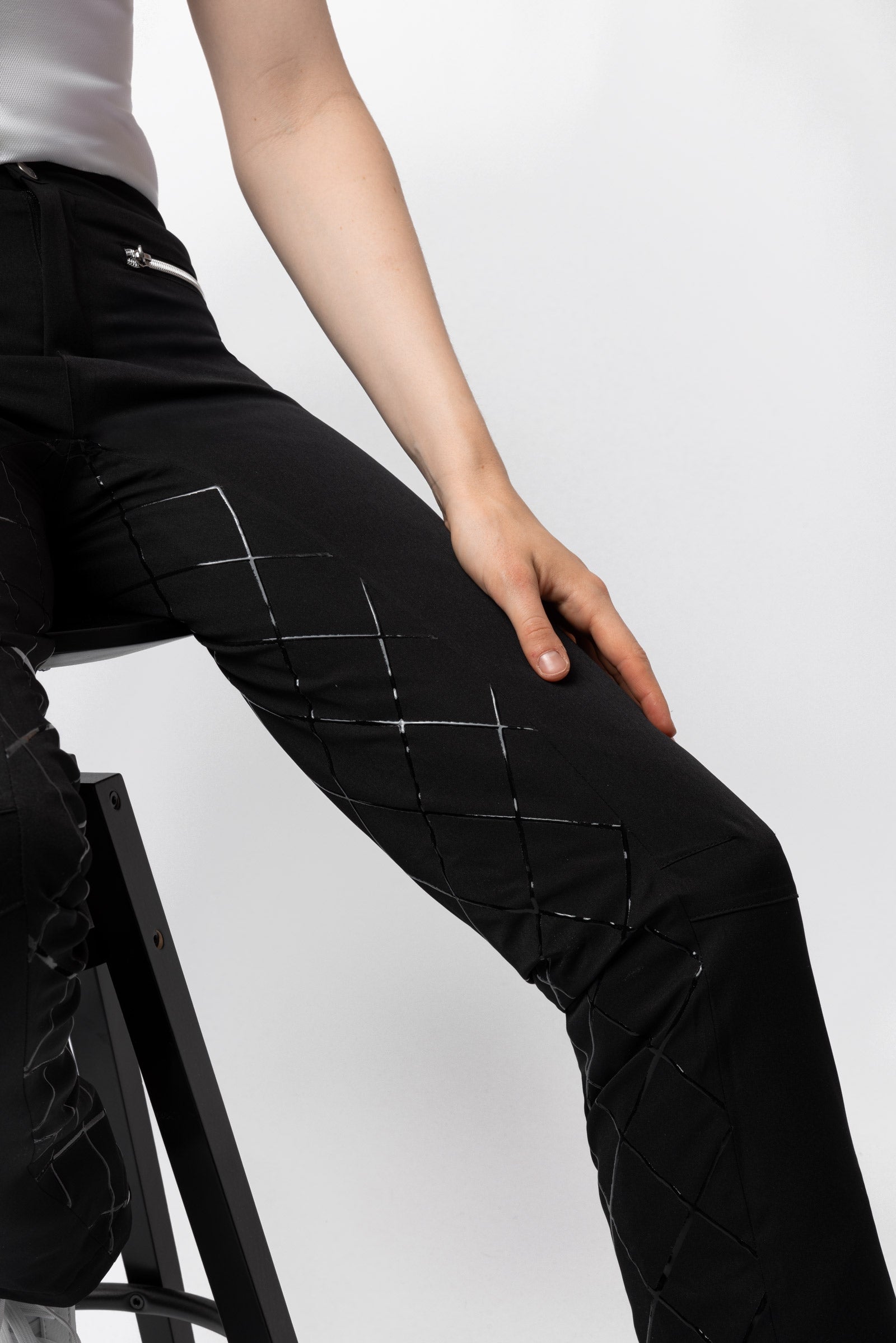 Horze Pantalon d'équitation en silicone pour femme, BLANC Horze Pantalon d'équitation en silicone pour femme, BLANC