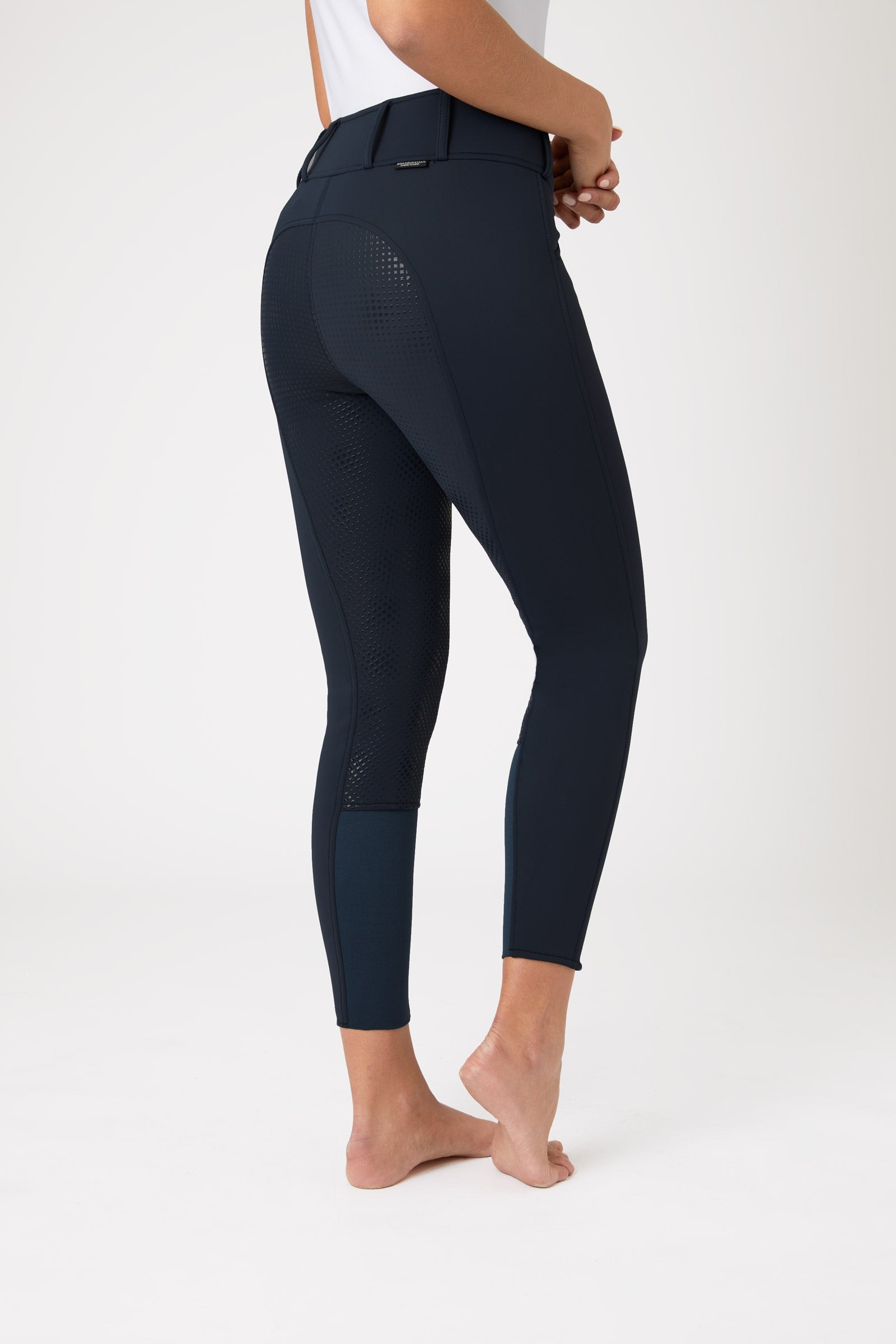 Horze Grand Prix Thermo Softshell Silicone FS Breeches for Women Womens Breeches