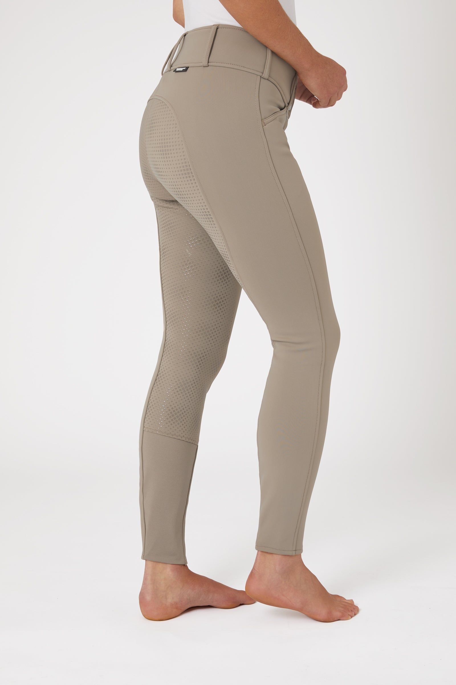 Horze Pantalon d'équitation Thermo Grand Prix avec fond peau silicone, femme Womens Breeches