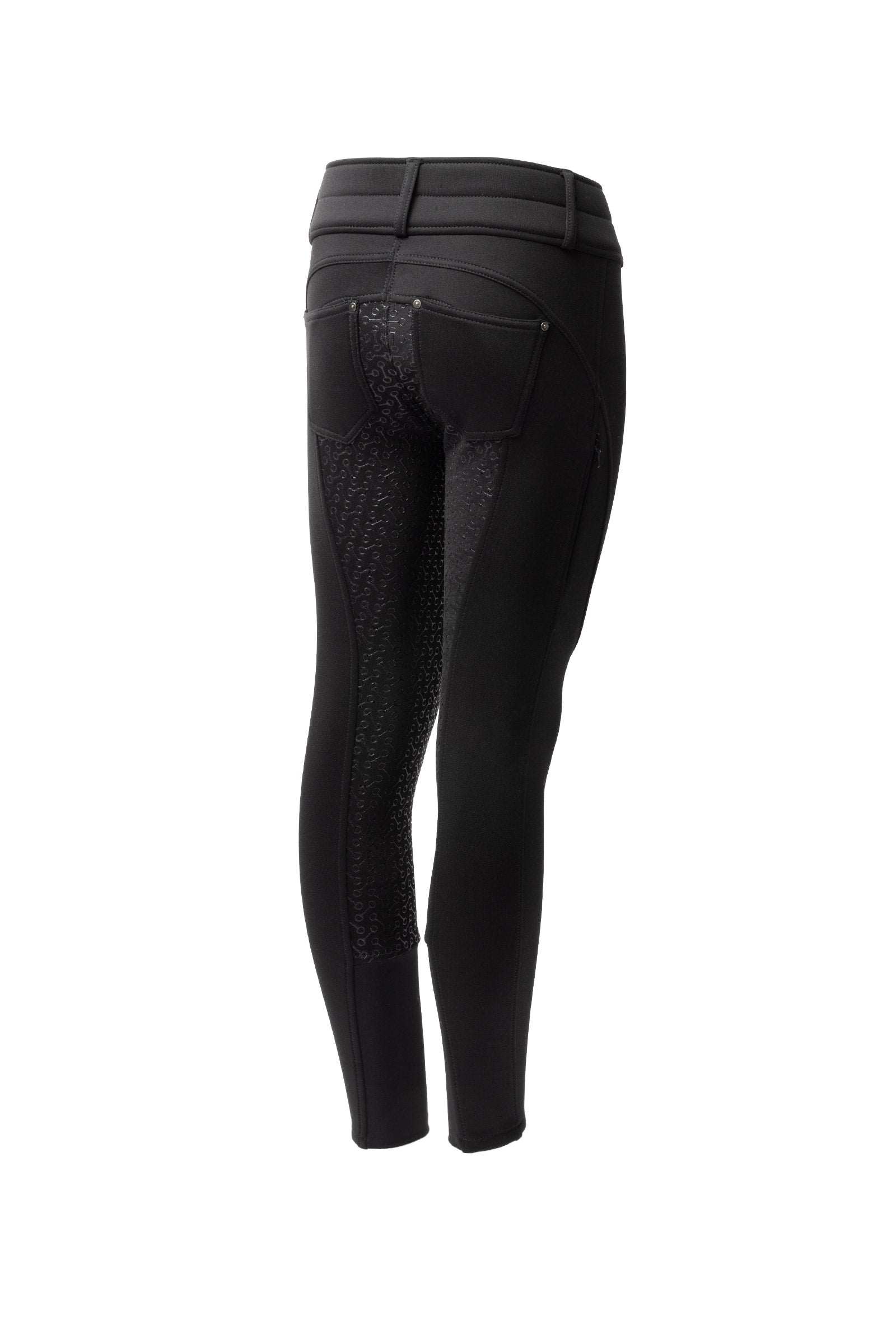 Horze Rhea pantalon d'équitation thermique à fond intégral pour enfant avec poches arrière Vêtements d'équitation enfant