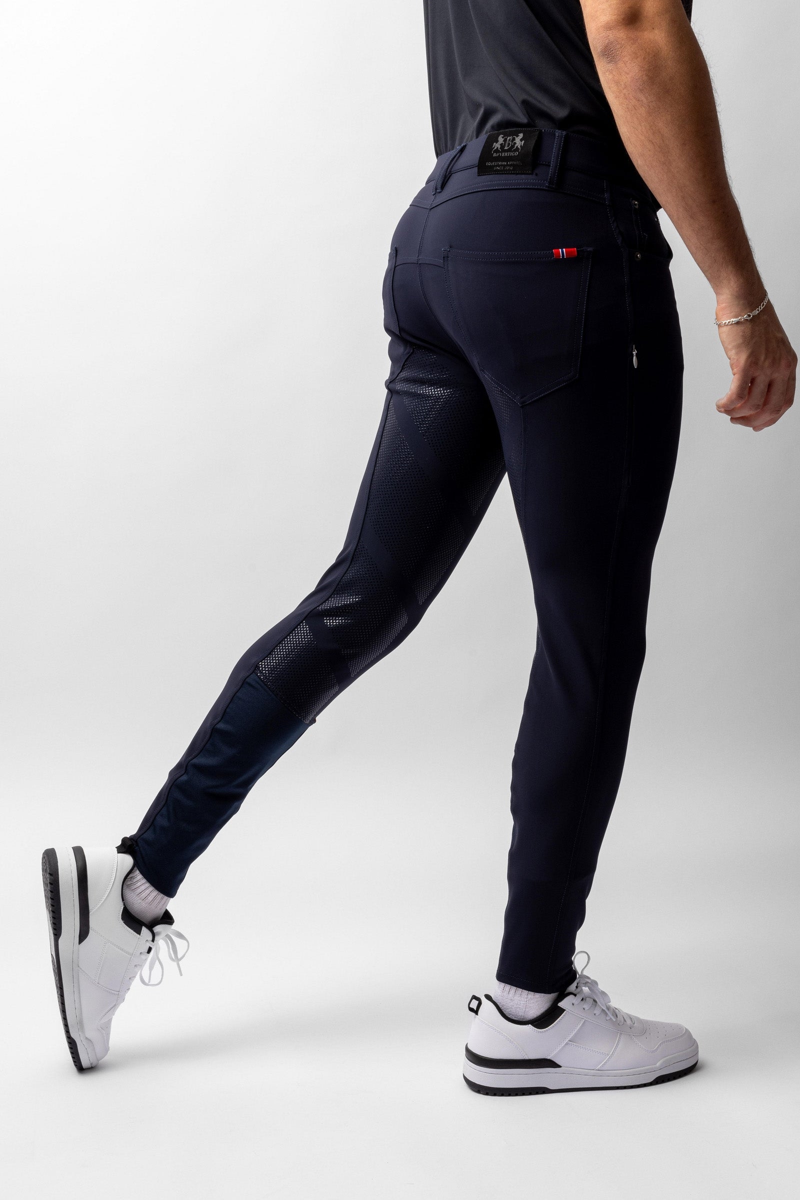 B Vertigo Pantalon d'équitation fonctionnel à fond intégral Ethan pour homme Vêtements d'équitation homme