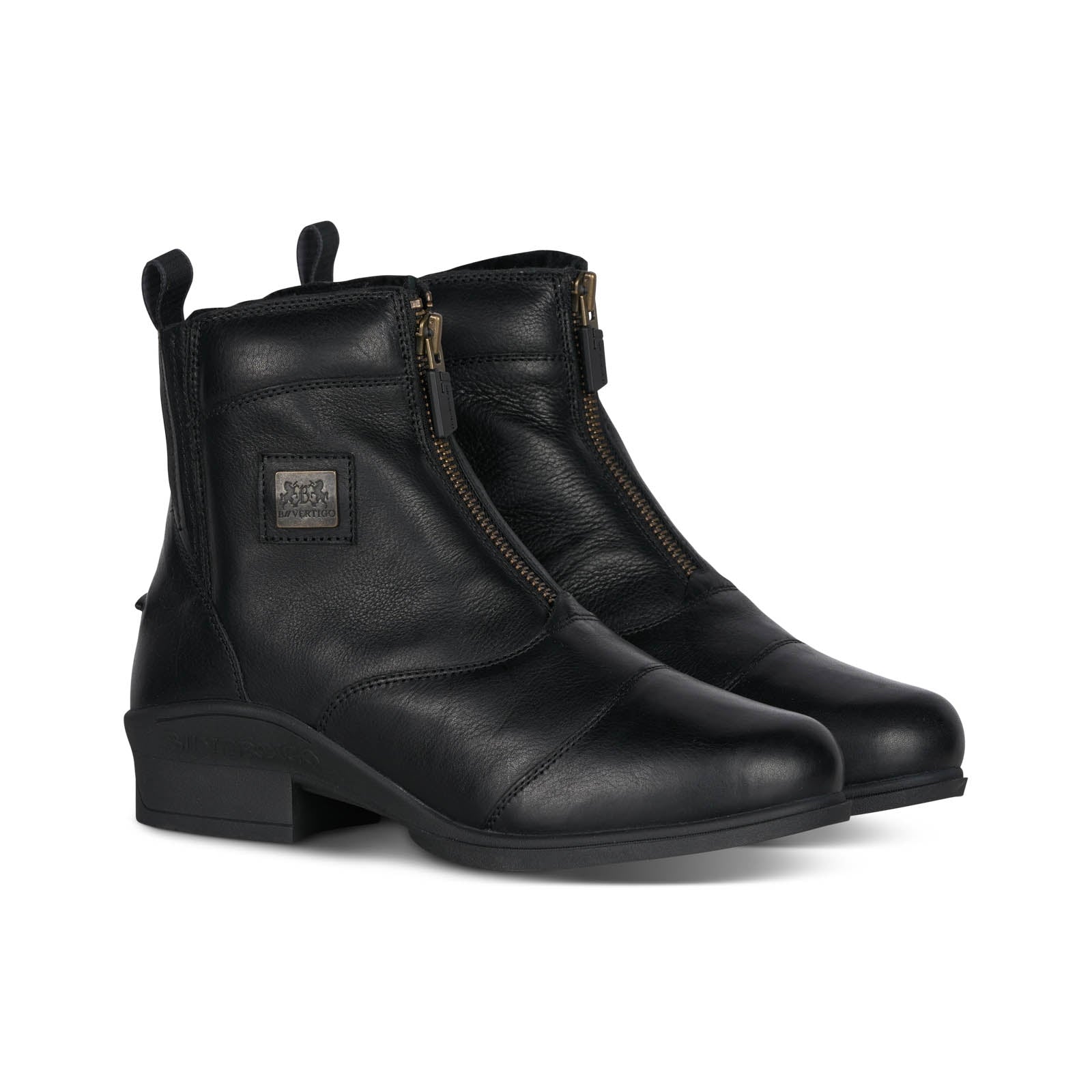 B Vertigo Bottines d'hiver Jodhpur pour femme avec doublure en fourrure d'agneau Mercury Bottes d'équitation & chaps