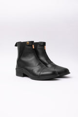 Horze Bottines Jodphur en cuir Rose avec fermeture éclair sur le devant Bottes d'équitation & chaps