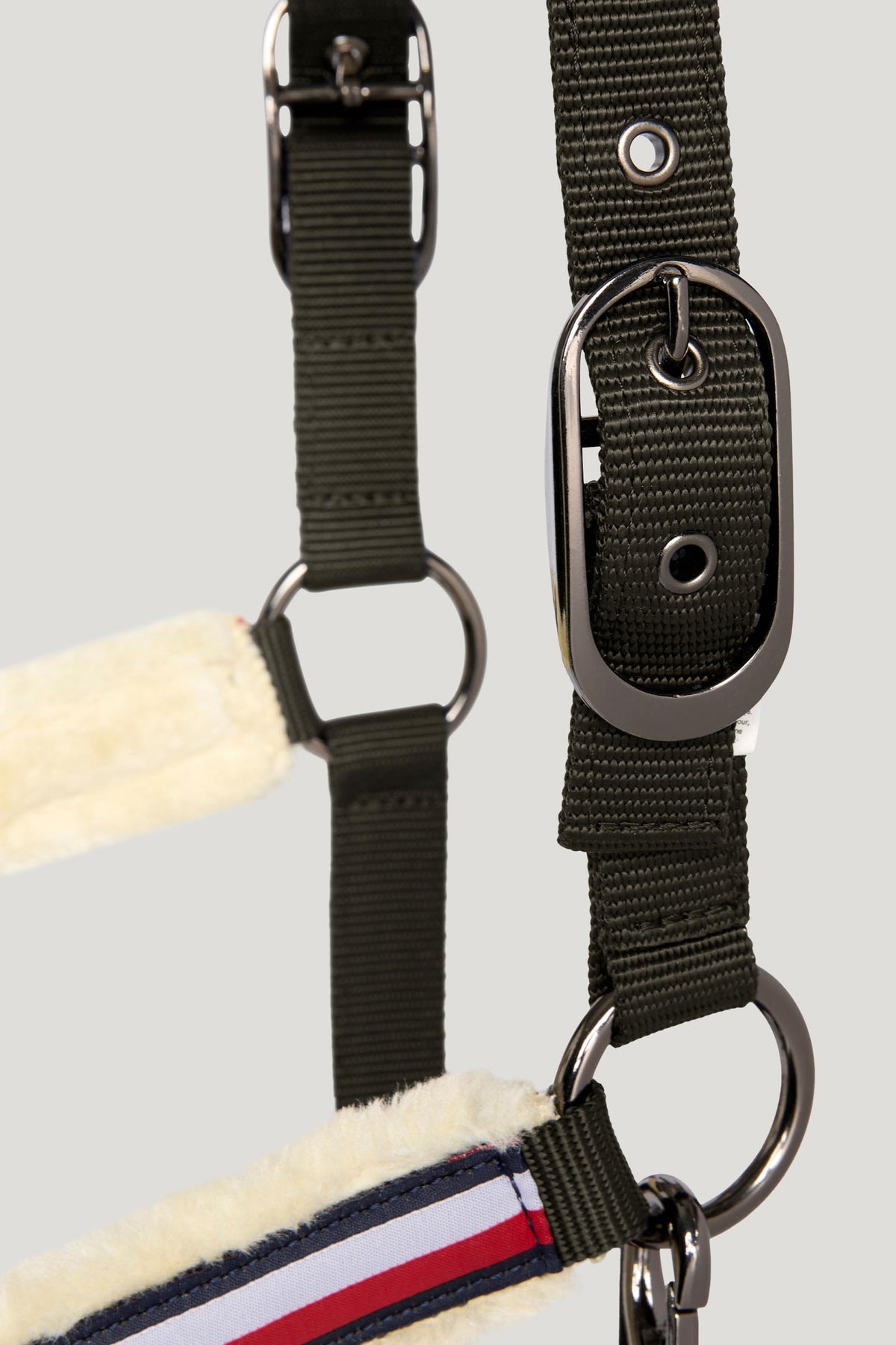 Tommy Hilfiger Equestrian Yale Set Faux Fur Halter Rope Halters & Leads