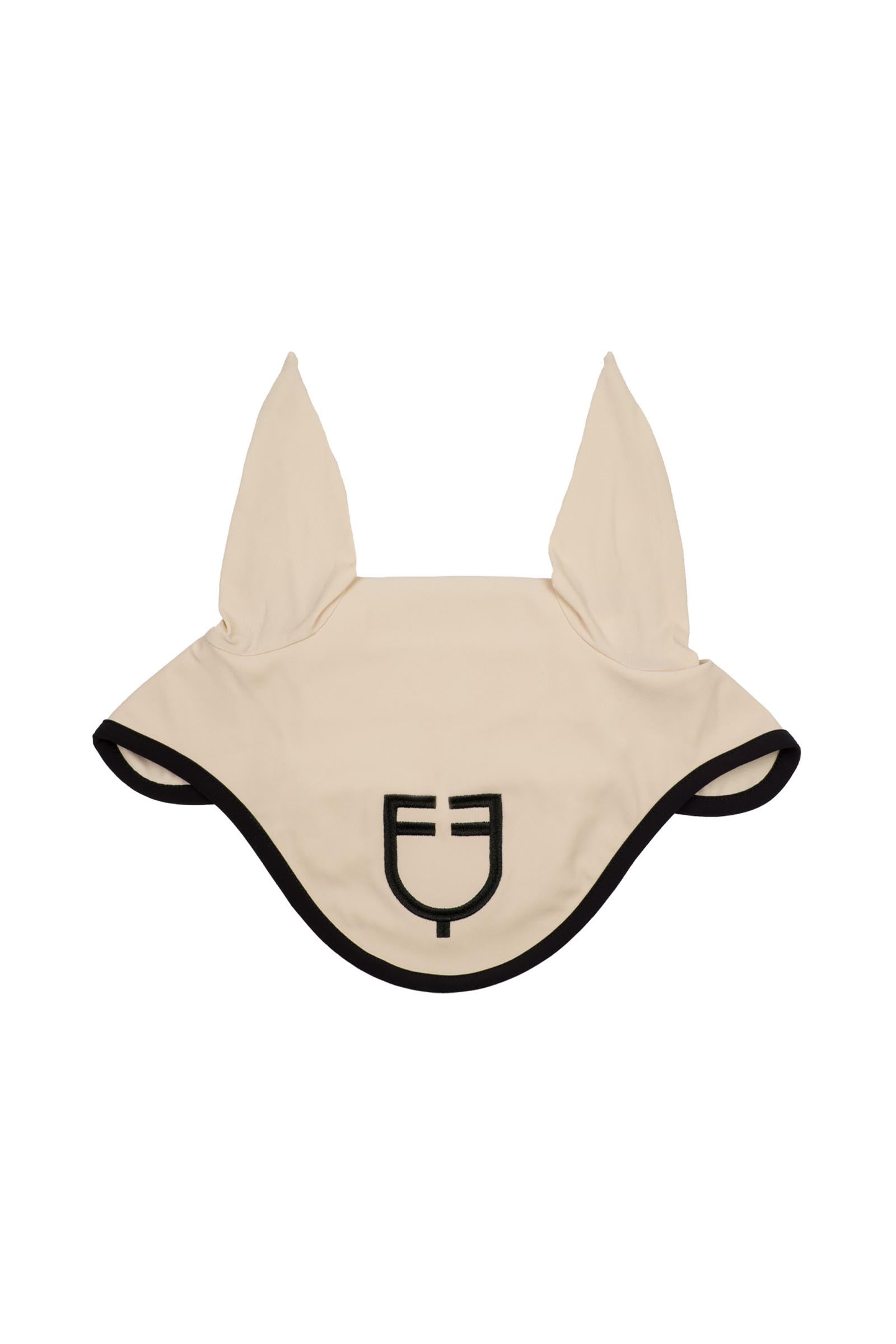 Equestro SS2026 Black Line Edition Fly Veil Anti-mouches cheval
