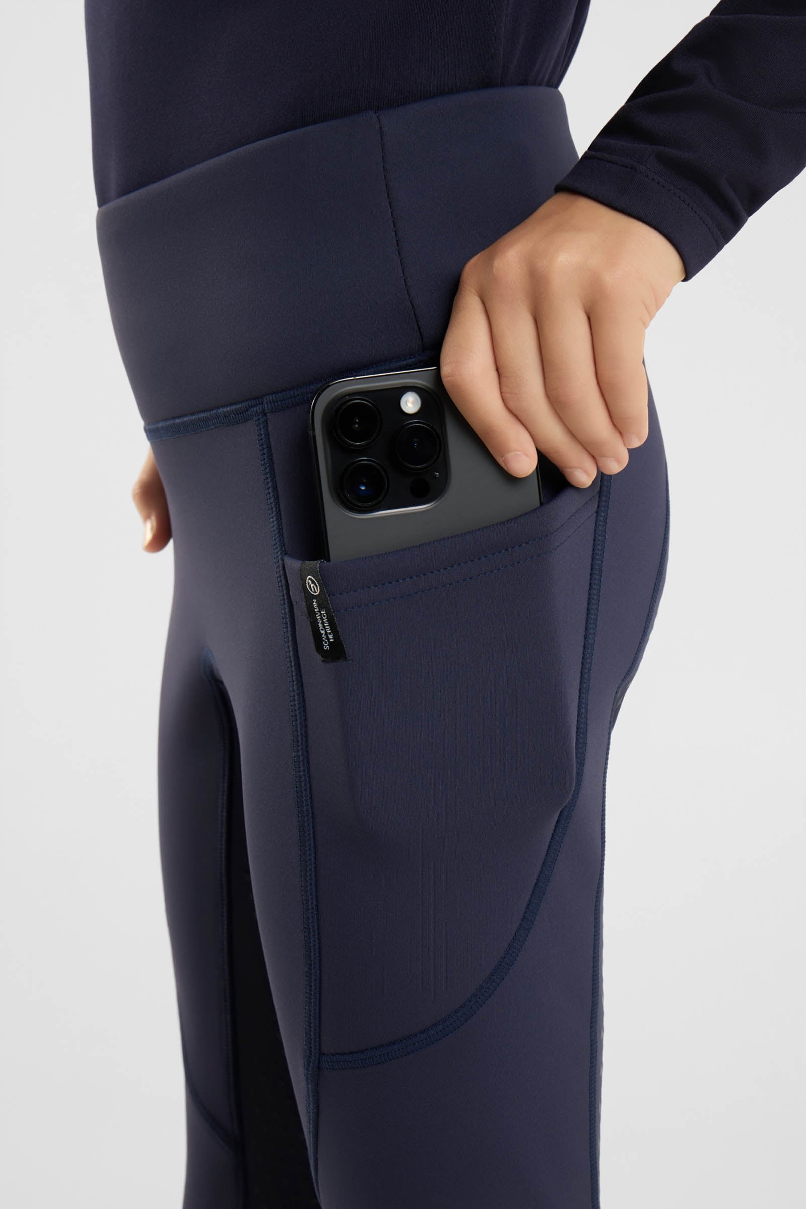 Horze Greta JR Kids´ Thermo Fullgrip Riding Tights Kids Apparel