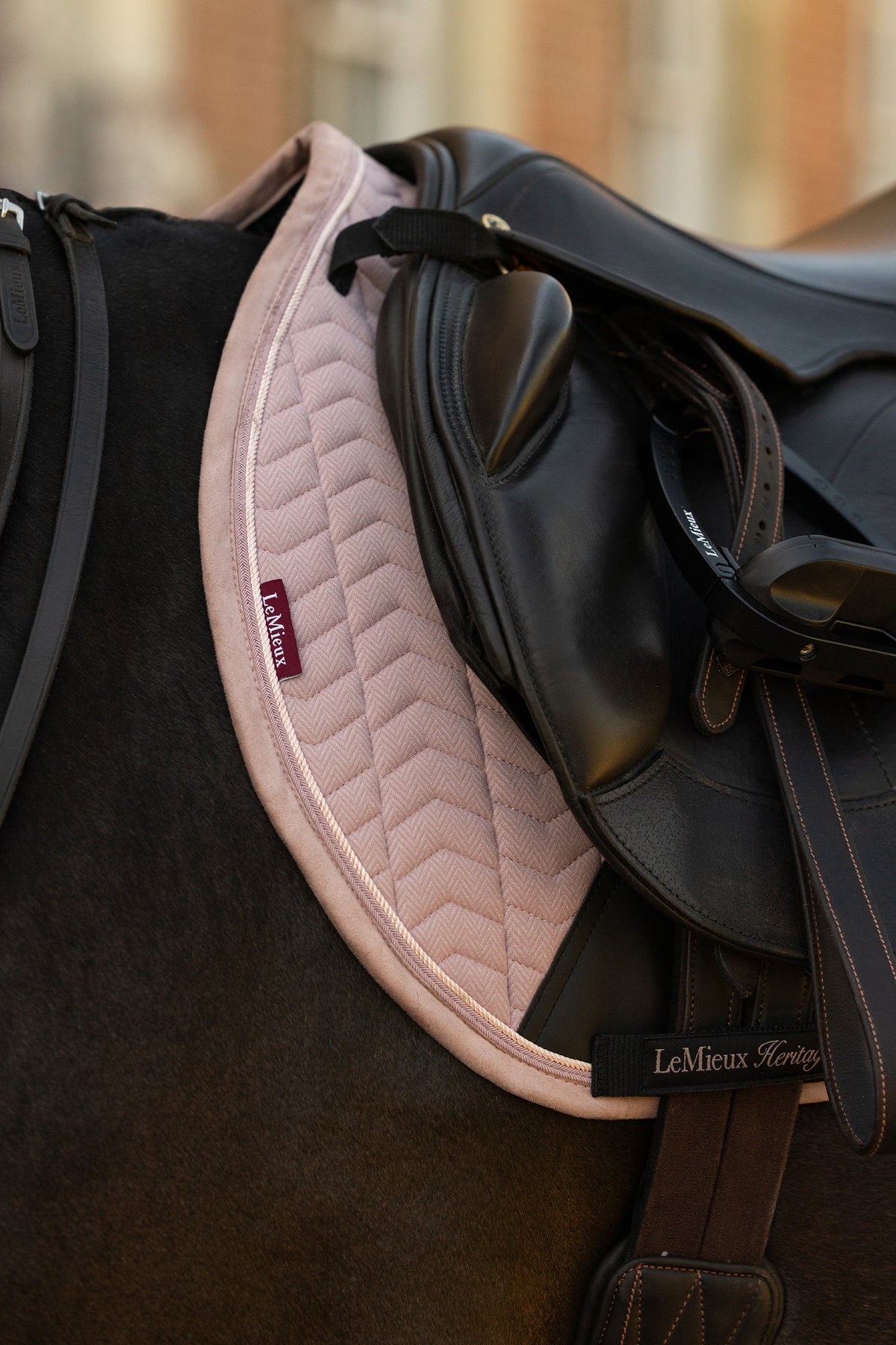 LeMieux Heritage Herringbone Jump Square Saddle Pad Saddle Pads