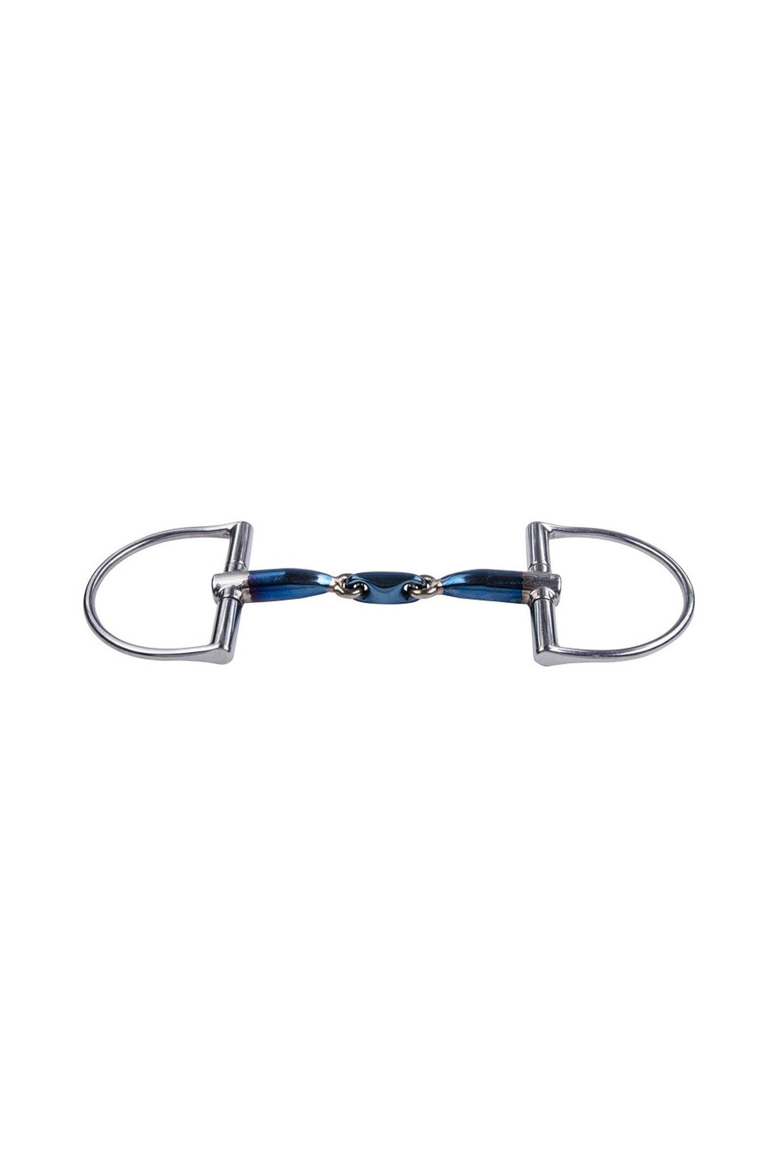 Trust Equestrian Mors Acier Doux Bleu Salivant Verdun Double Brisure Mors
