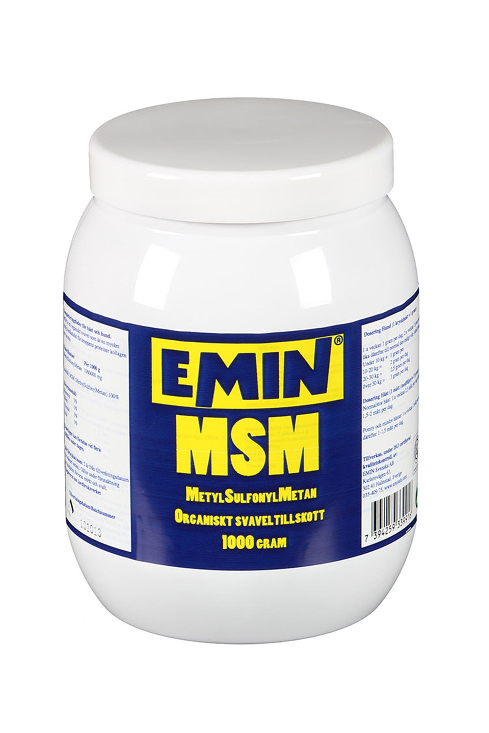 Emin MSM 100% de la marque , 1000 g Horse Feed & Nutrition