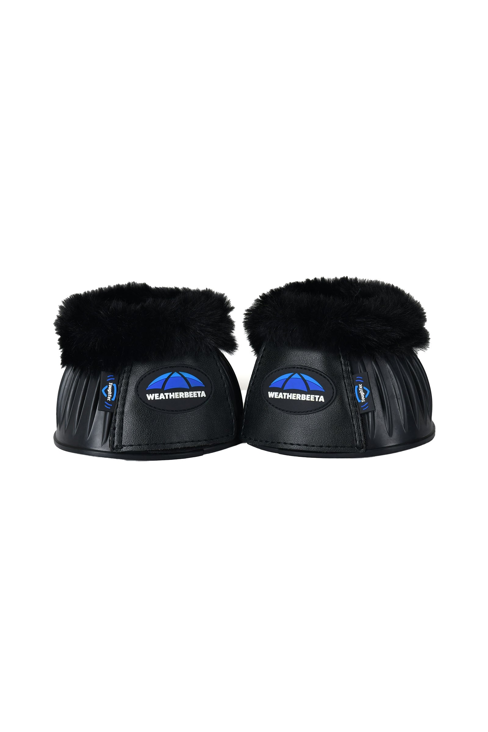 Weatherbeeta Tough-Tec Prime Fleece Trim Rubber Bell Boots Leg & Hoof Protection