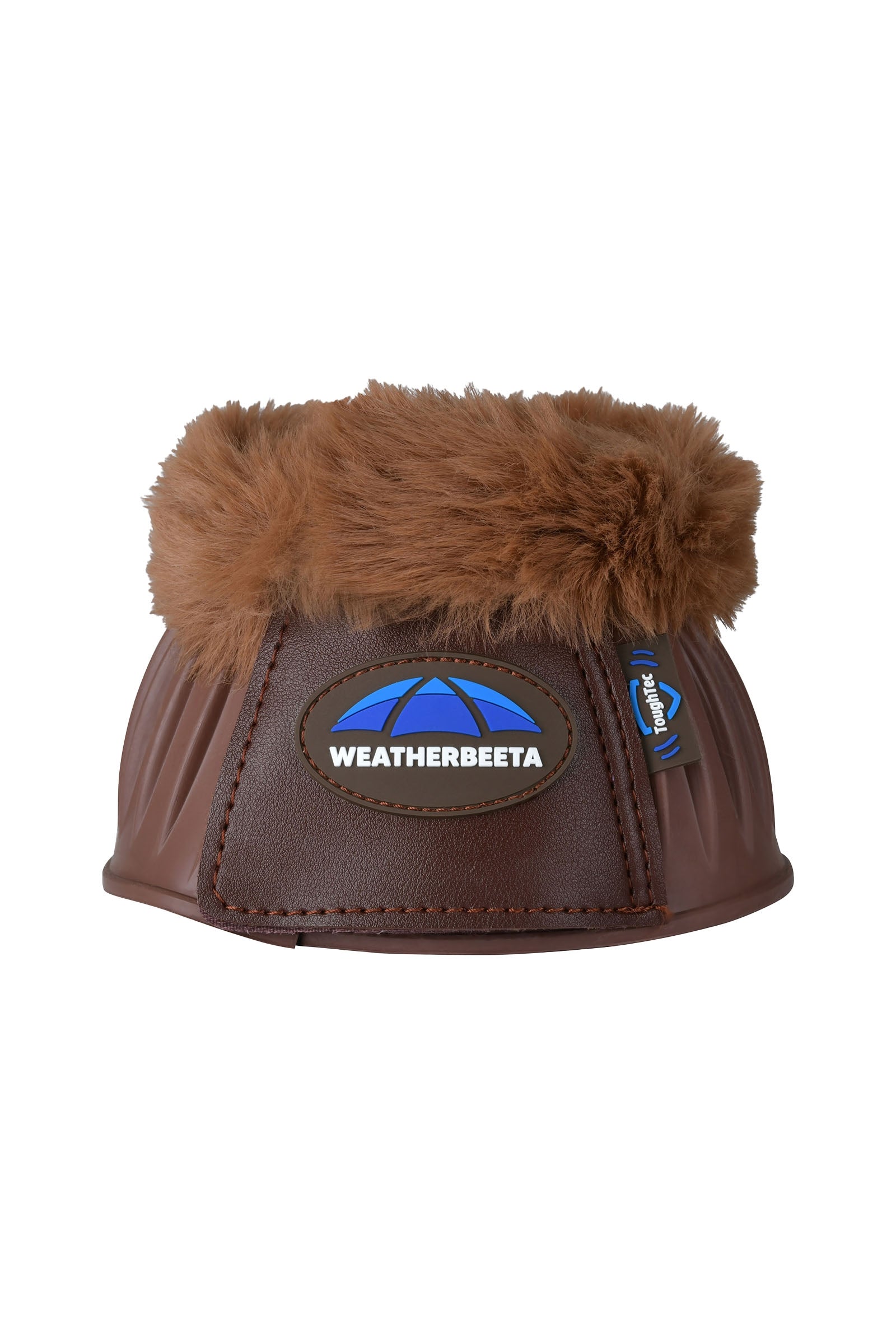 Weatherbeeta Tough-Tec Prime Fleece Trim Rubber Bell Boots Leg Protection & Hoof Protection for Horses