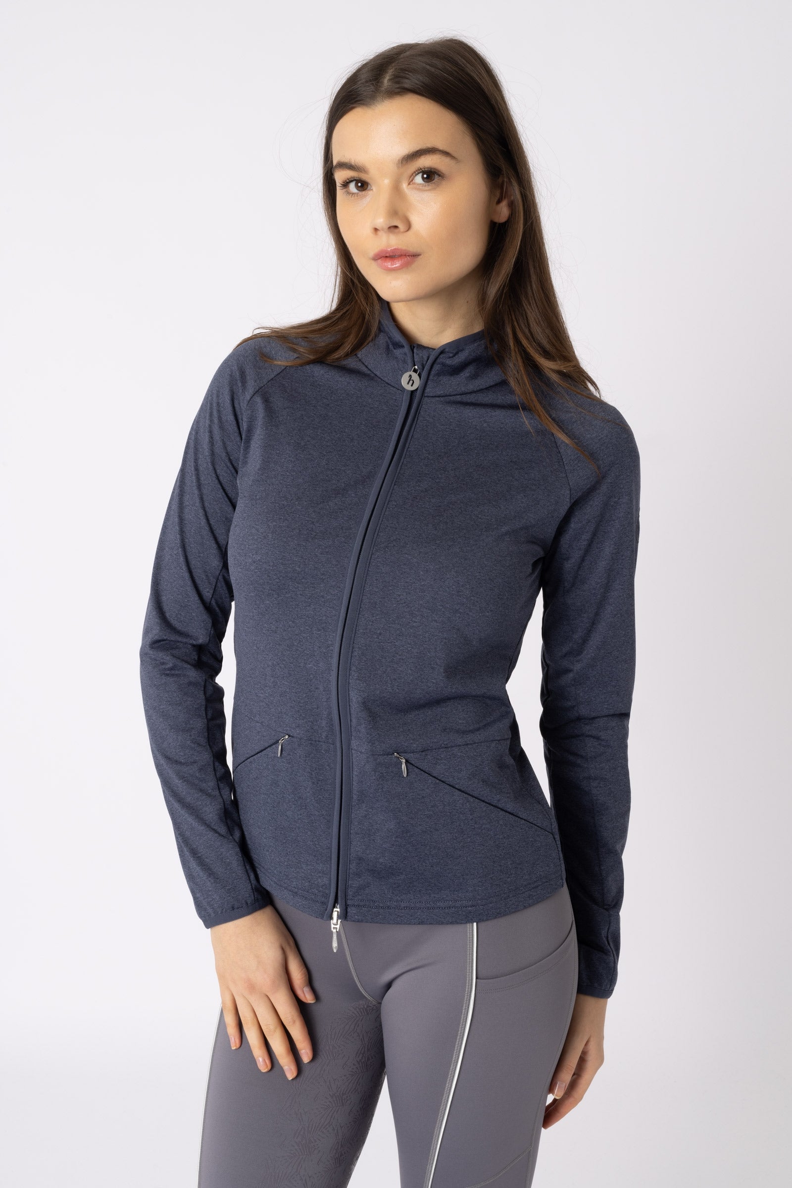 Chemise D'équitation Horze Femme – Taille 8, Couleur Corail, Occasion