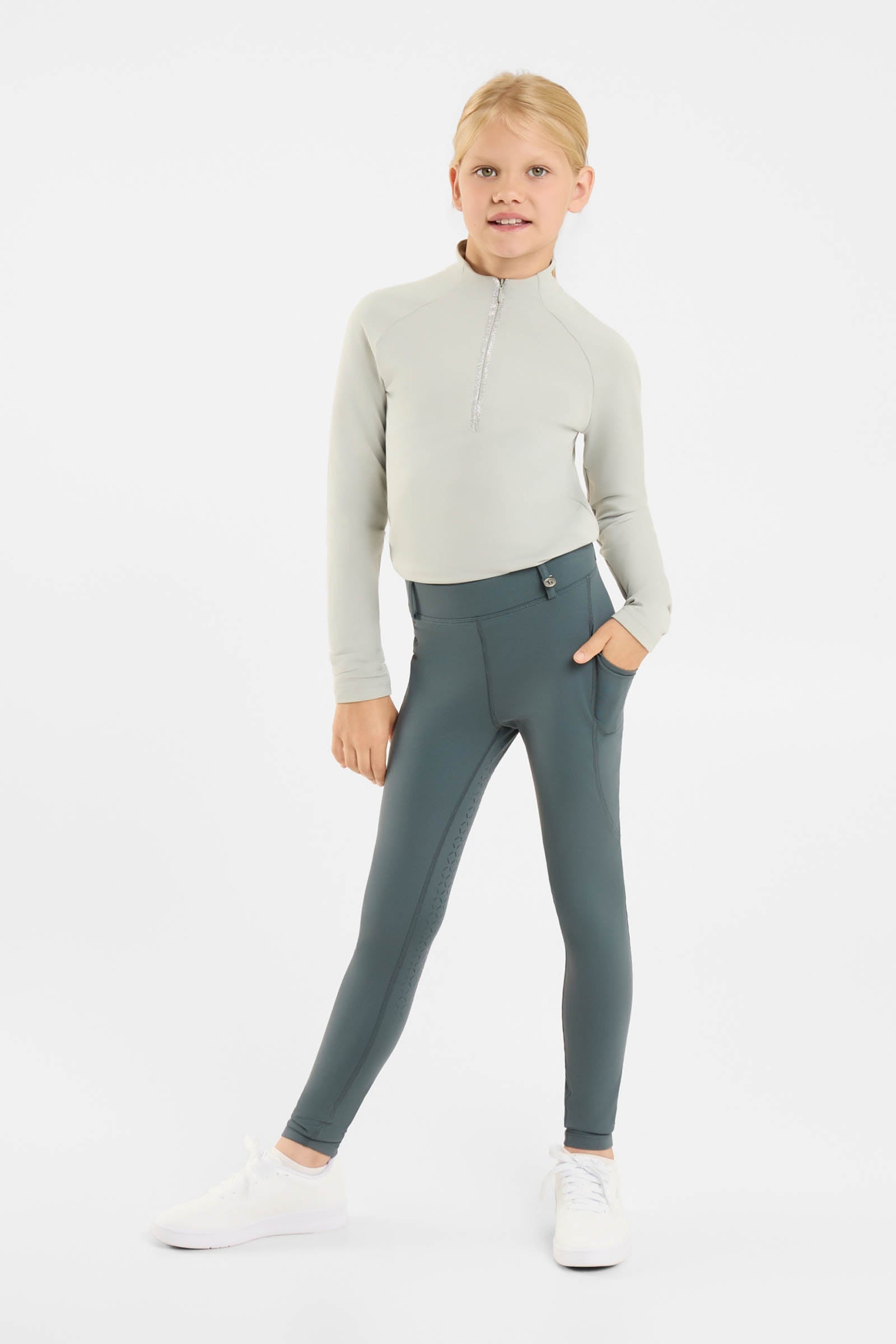 Horze Dea Kid´s Thermo Fullgrip Tights Kids Apparel