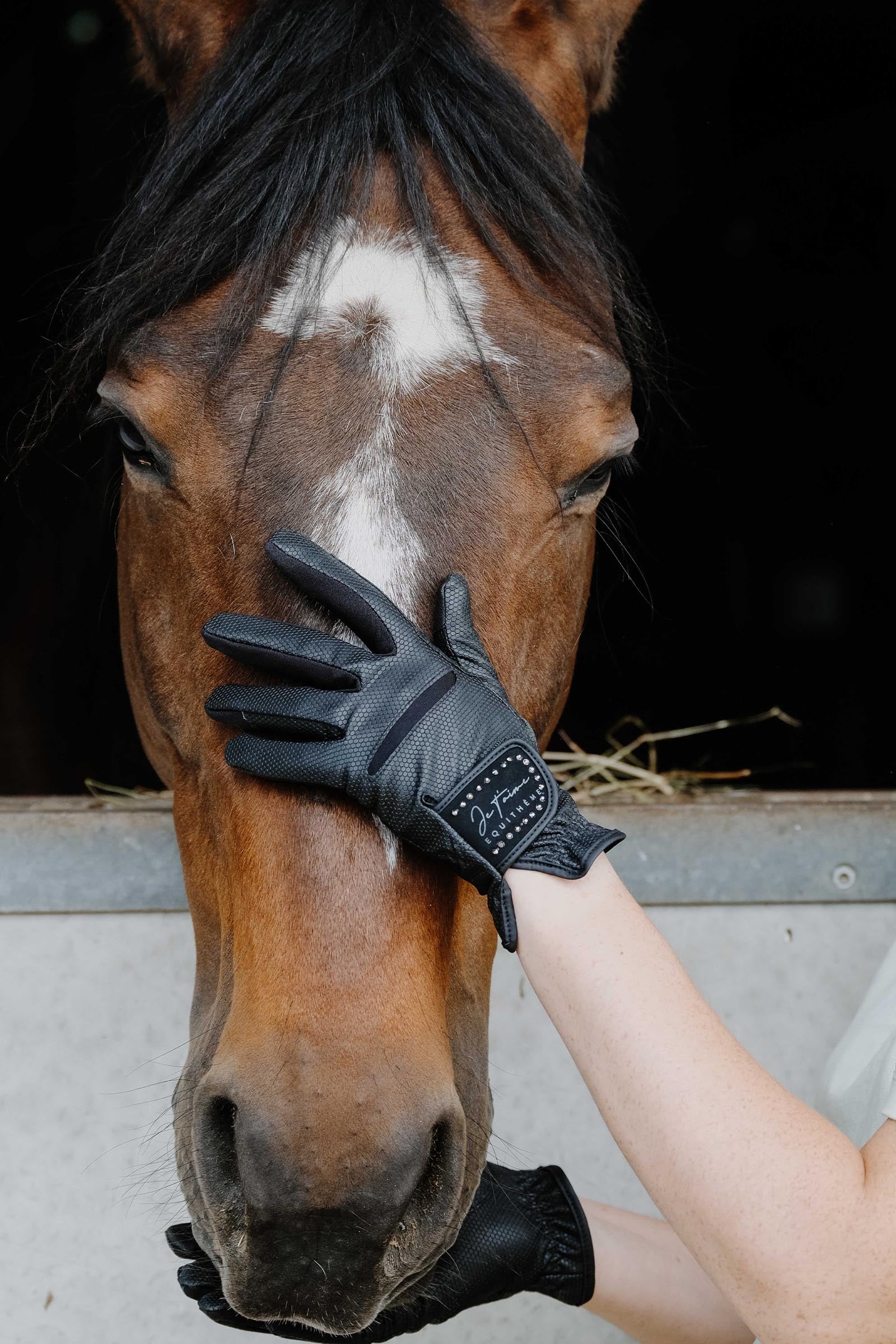 Equi Theme EQUITHÈME Strass Je t'aime Gloves Riding Gloves